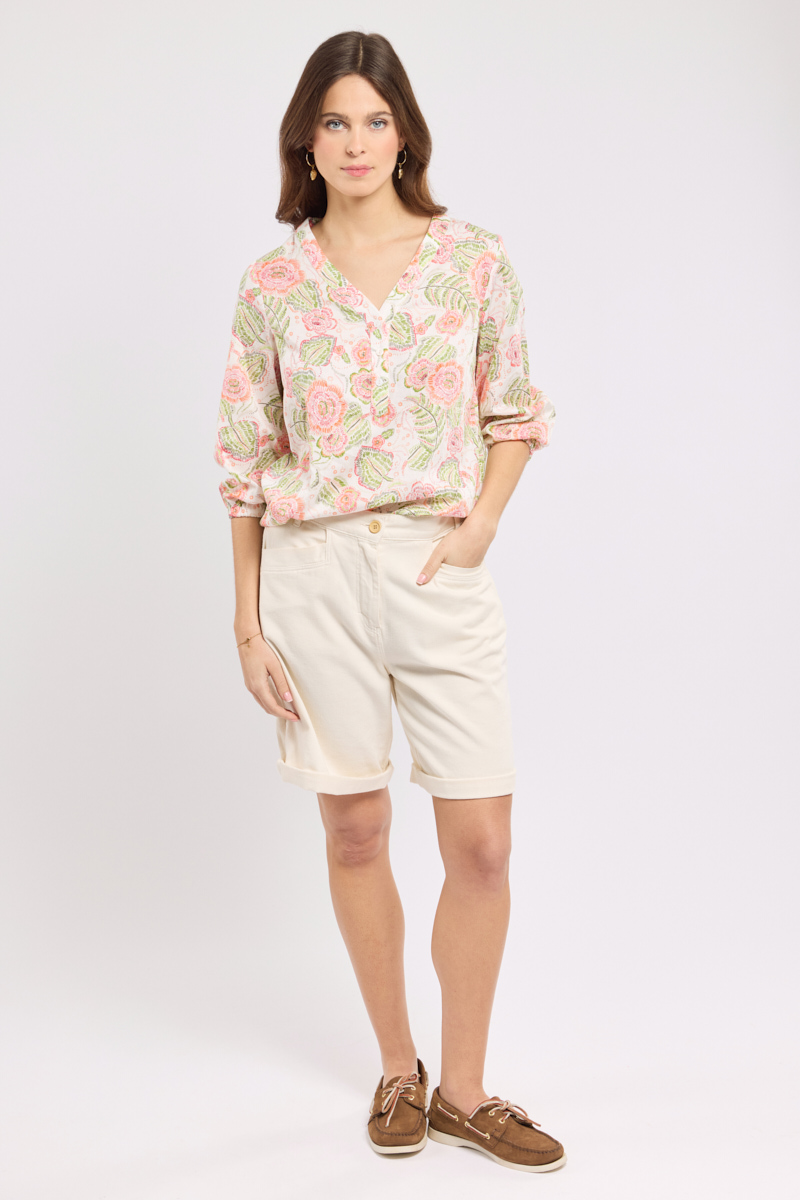 Blouse imprimée - coton, ARMOR-LUX
