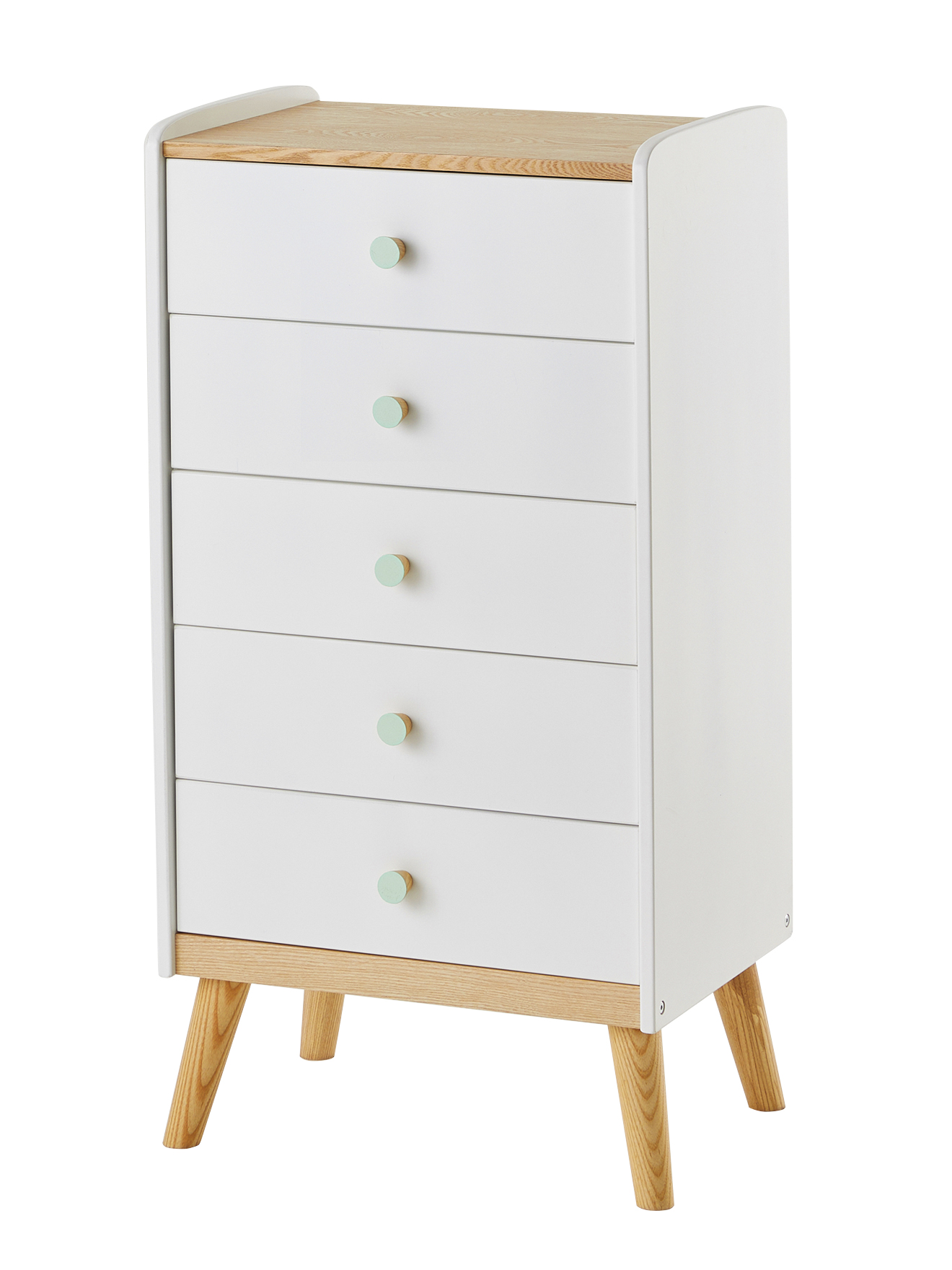 Commode semainier avec poignées LIGNE CONFETTI, VERTBAUDET