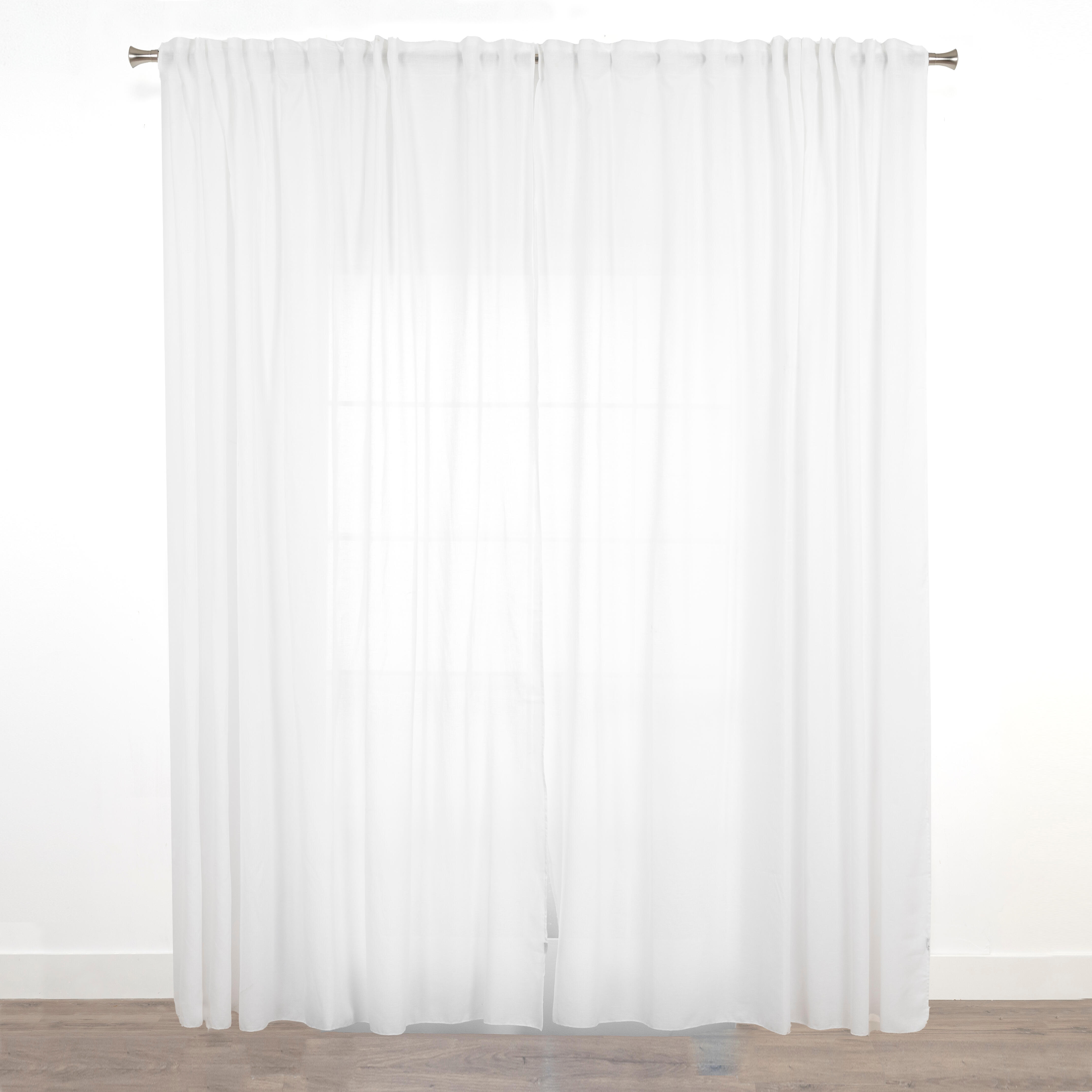 Rideau tamisant en polyester et lin, AYDEN, INSPIRE