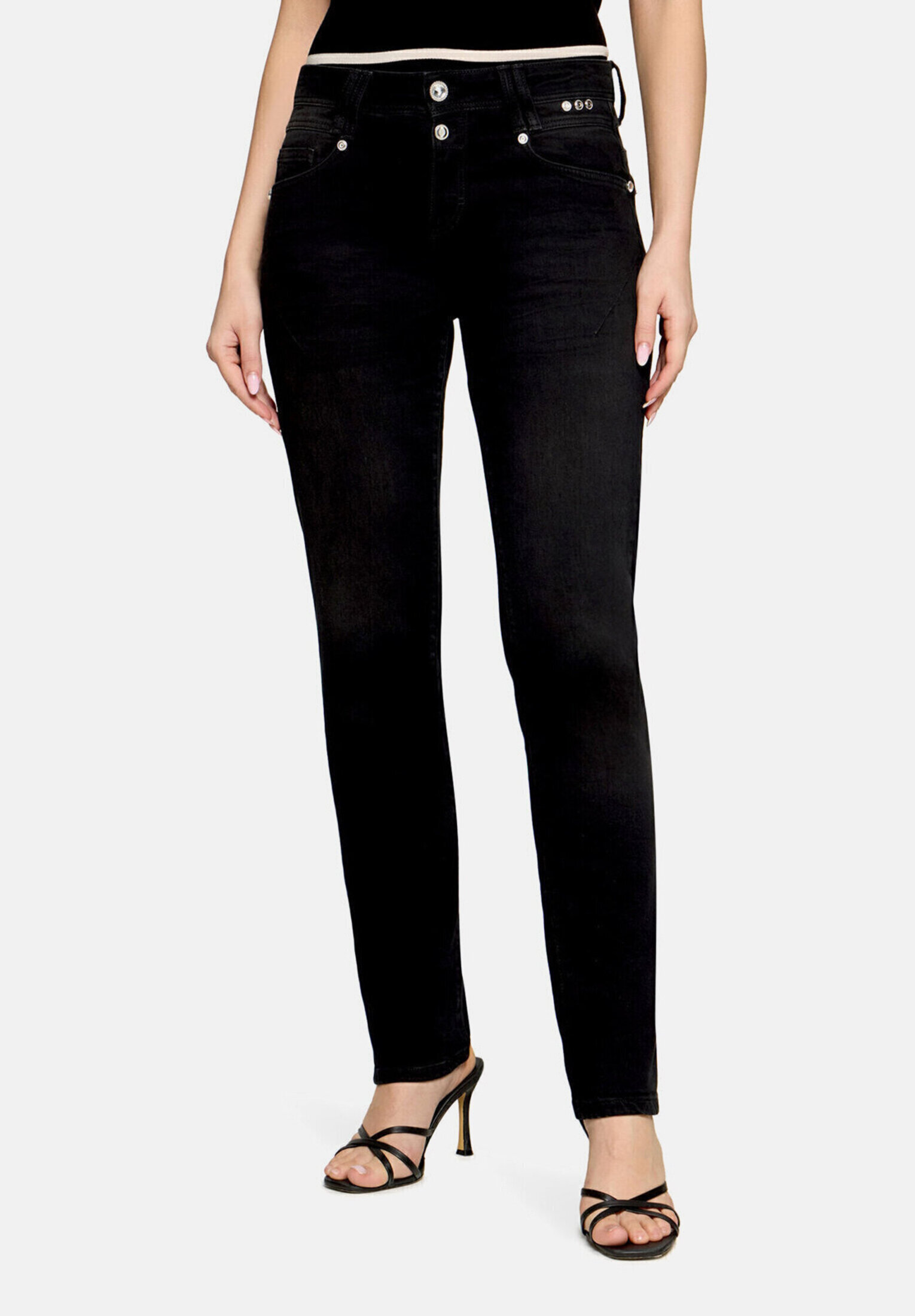 Pantalon Boyfriend à rivets, BETTY BARCLAY