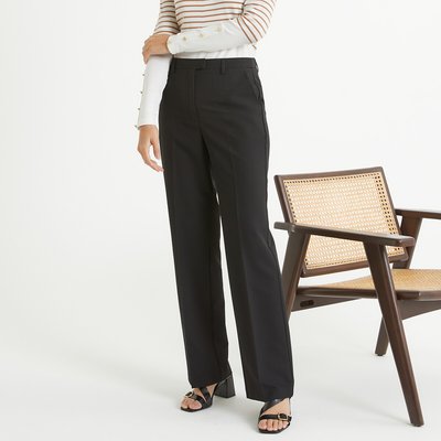 Recycled Wide Leg Trousers, Length 31.5" ANNE WEYBURN