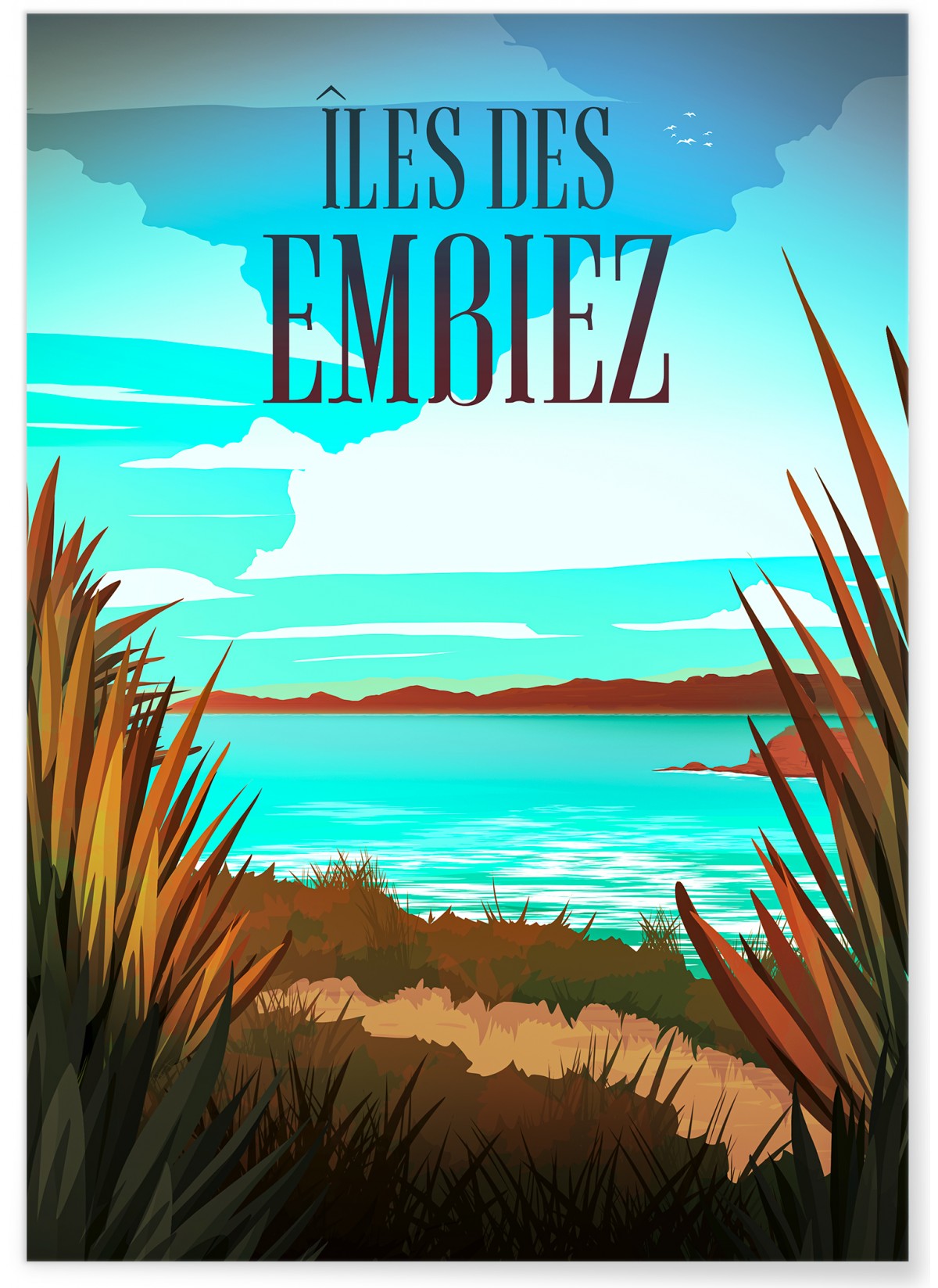 Affiche Îles des Embiez, L'AFFICHERIE