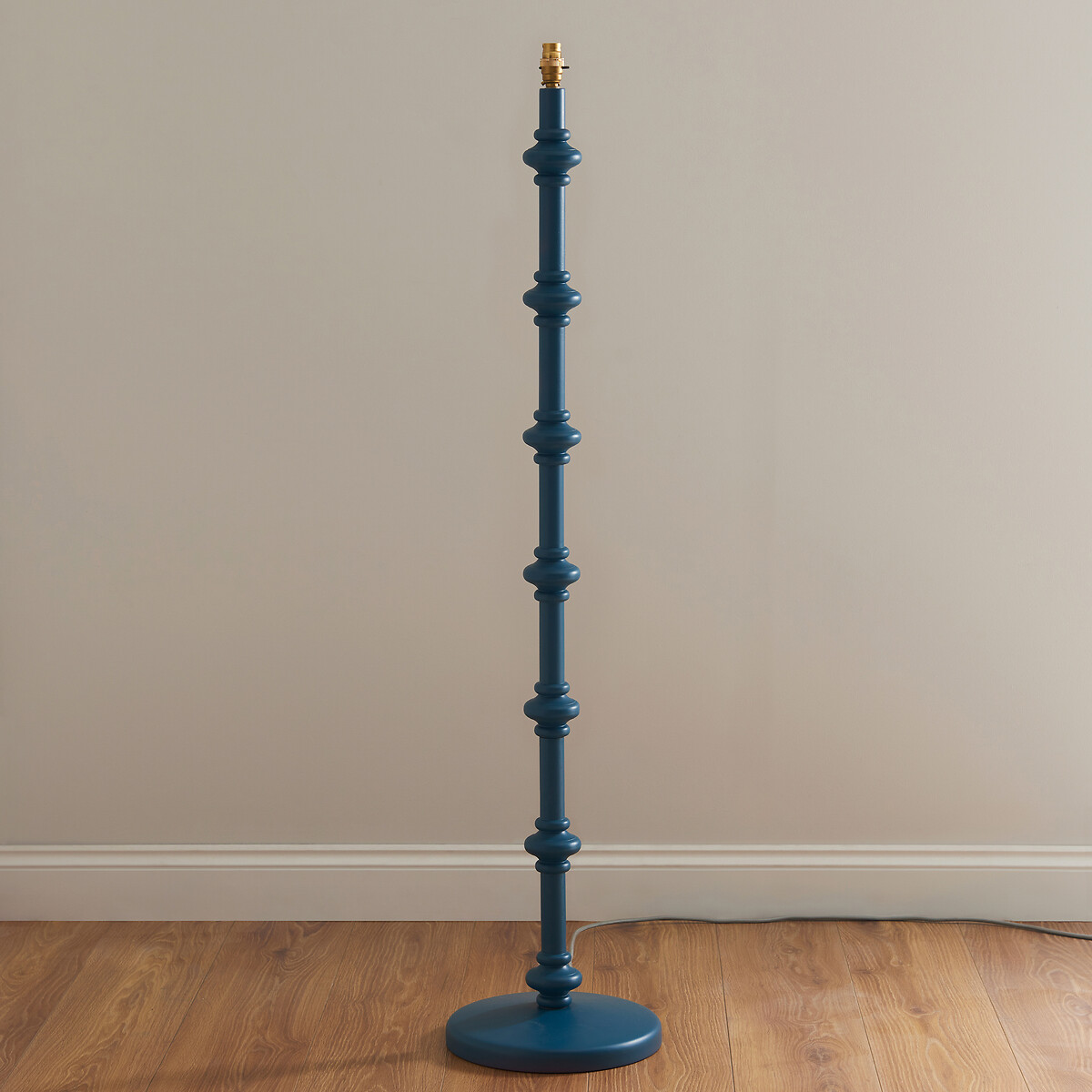 Chadwick Wooden Floor Lamp in Satin Paint Finish, ÉDITÉ