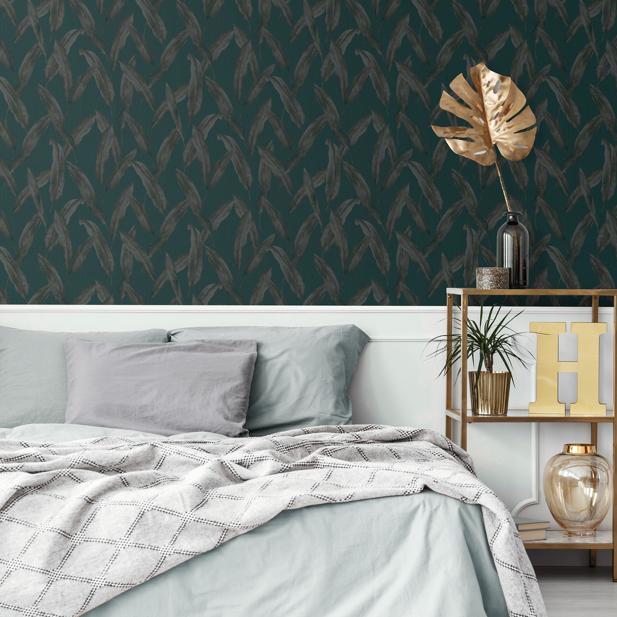 Papier peint Feuillage de nuit, ART FOR THE HOME