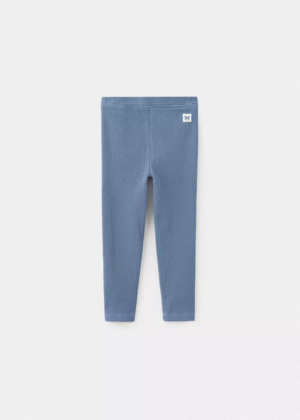 Legging gaufré en coton, MANGO BABY