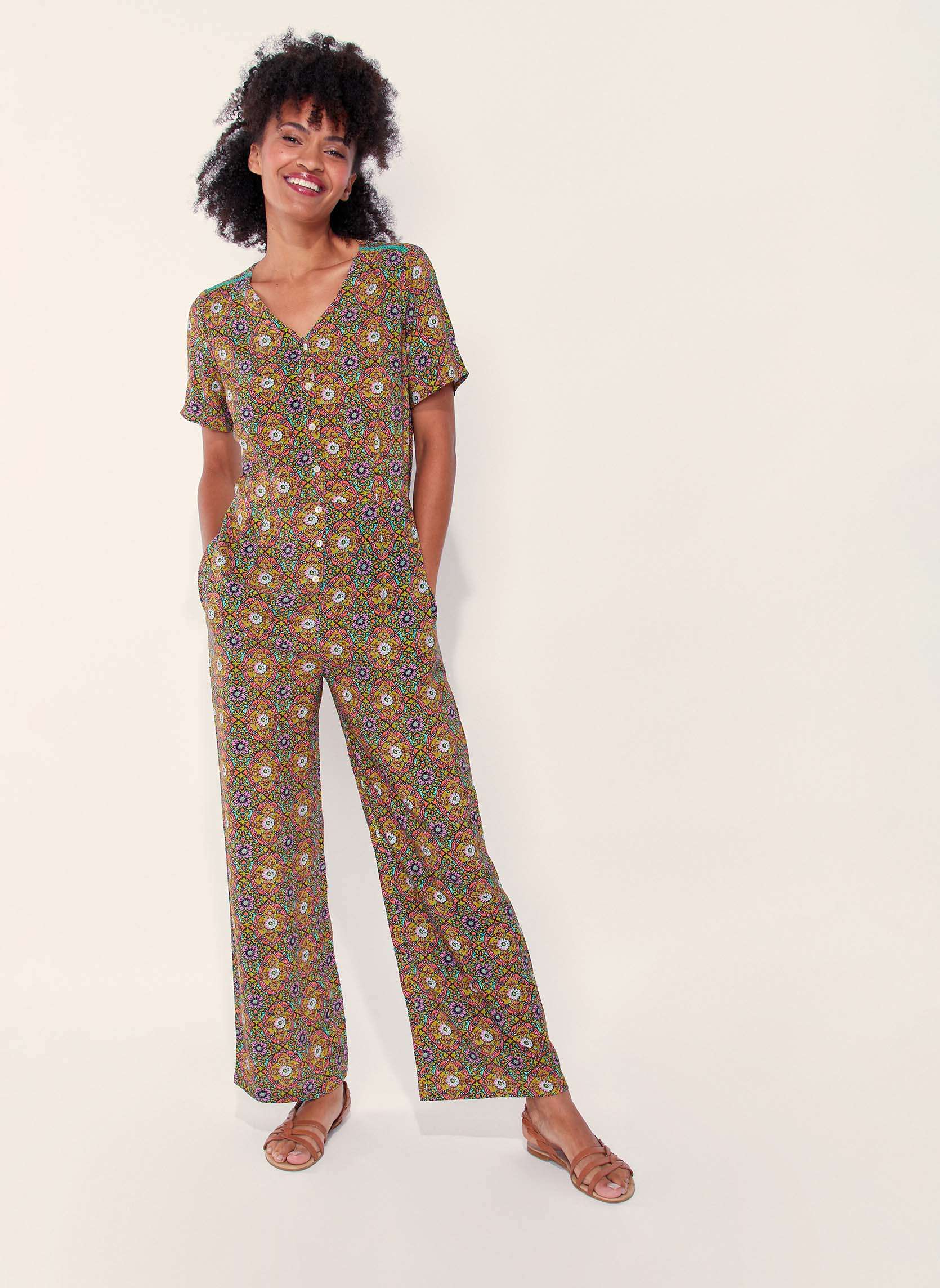 Combi-pantalon fluide ecovero MAYZI, LA FIANCÉE