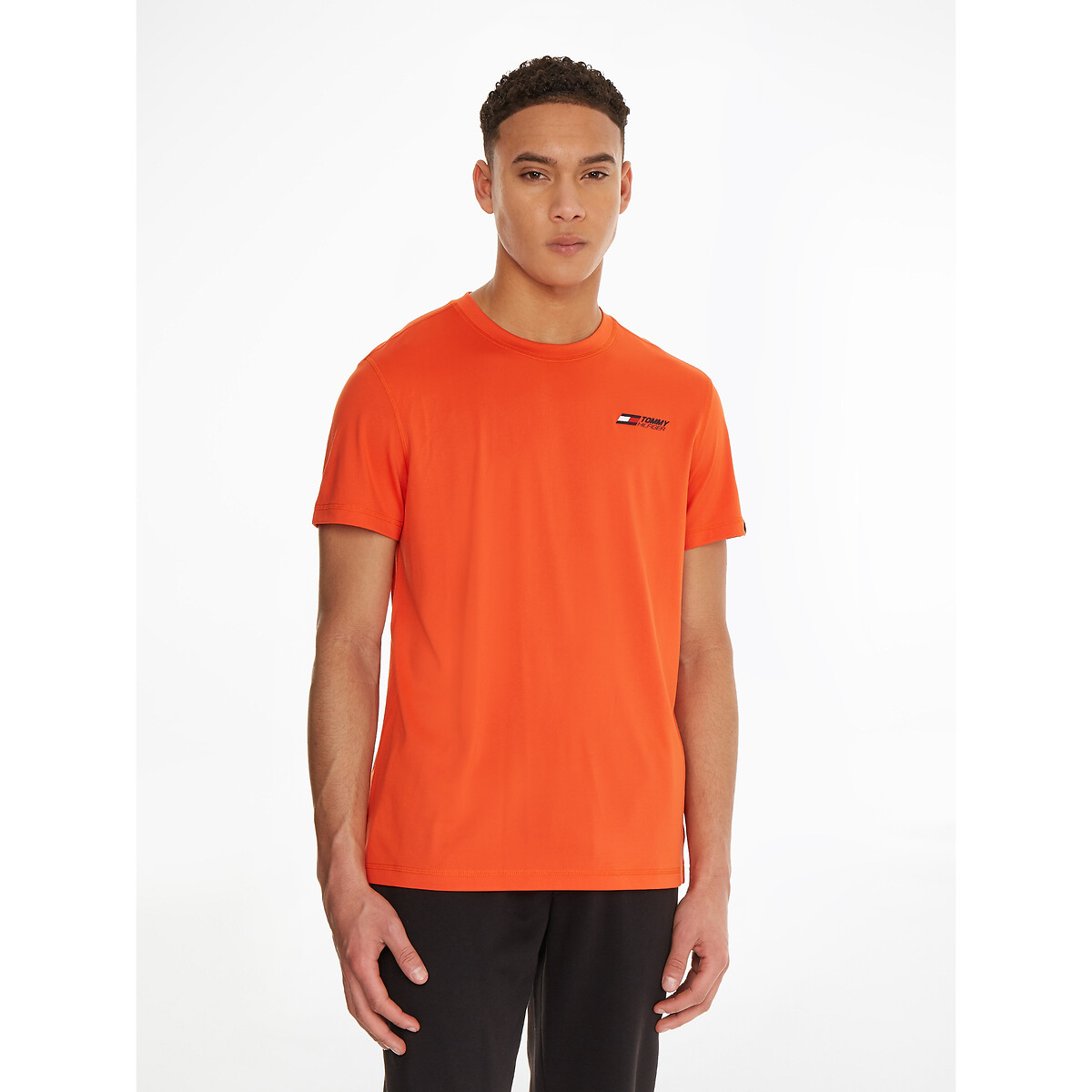 Jack & Jones T-shirt Korte Mouw in het Oranje voor heren Heren Kleding voor voor Jeans voor Tapered jeans 