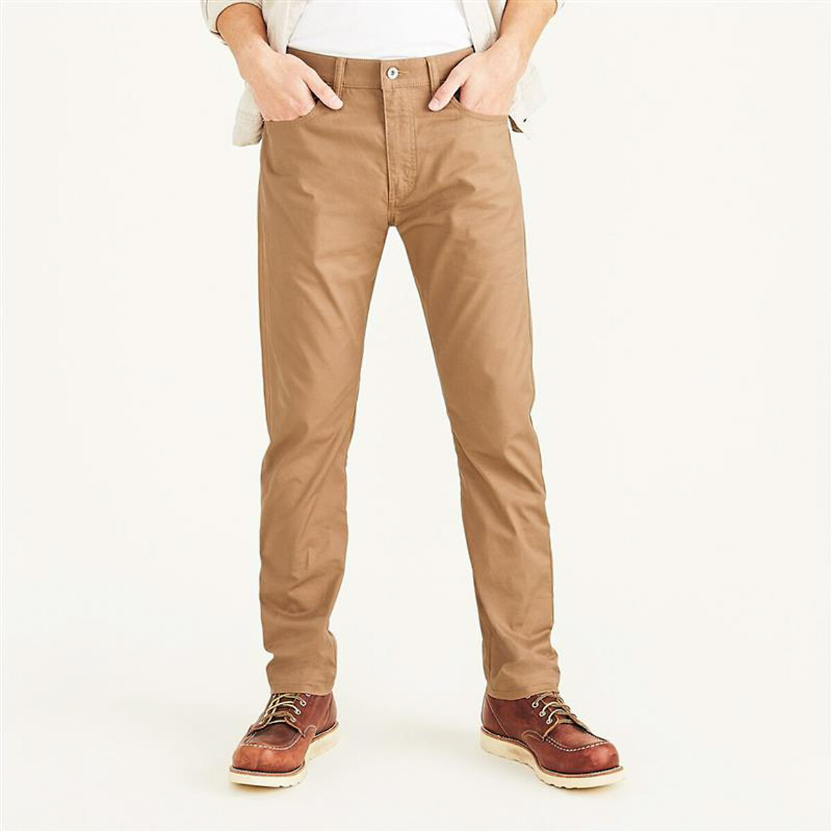 Slim tapered cargo trousers in stretch cotton Dockers  La Redoute