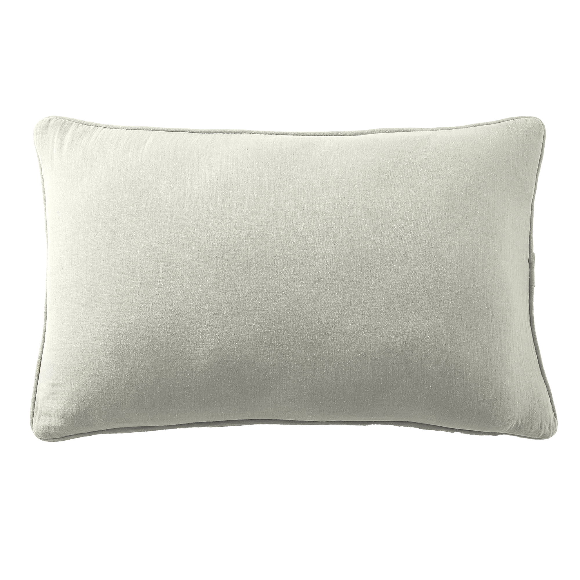 Coussin rectangulaire déhoussable 40x60 cm Gaze de Coton Terra Vert d'eau, EDEN