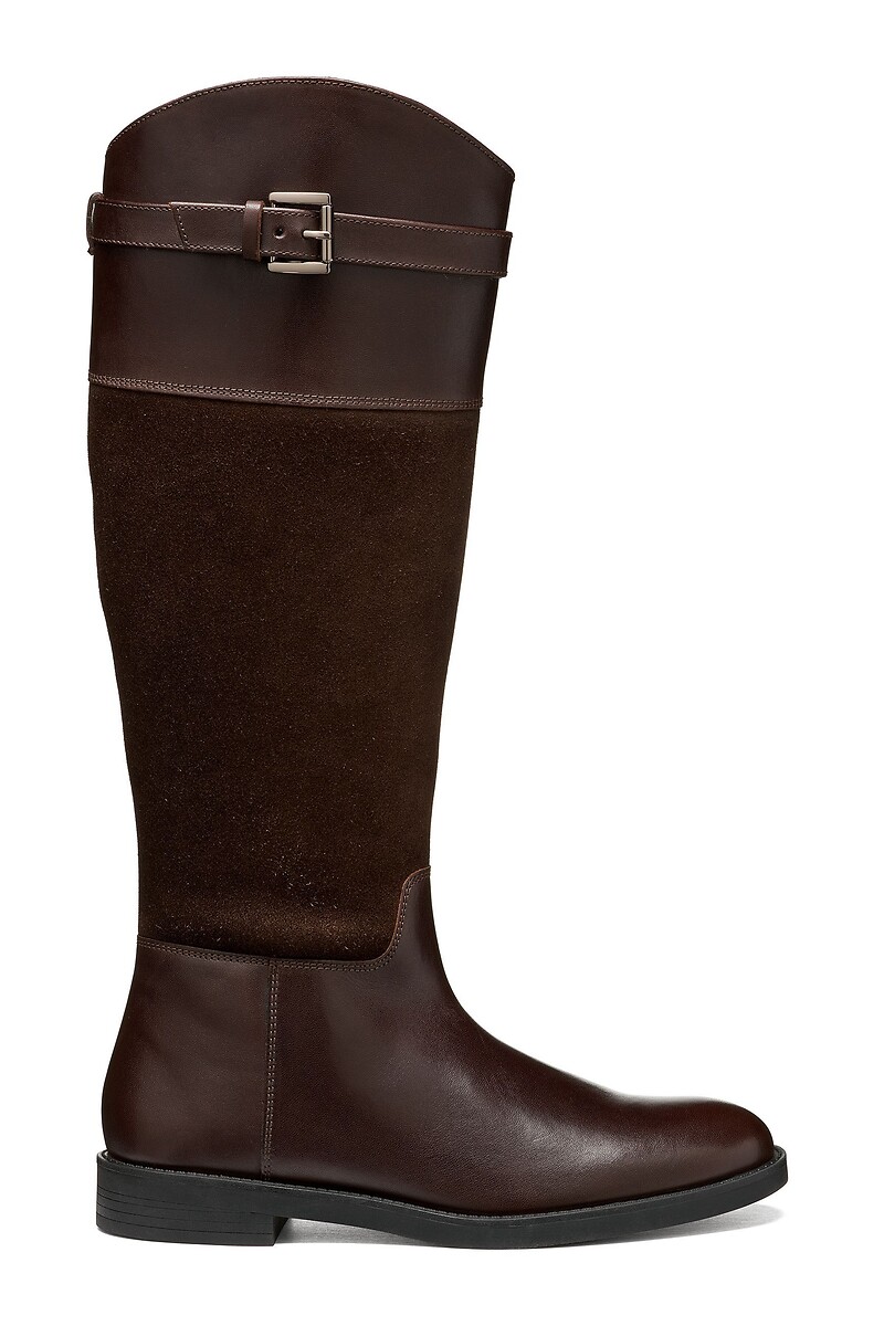 Esmeena Leather Riding Boots, GEOX