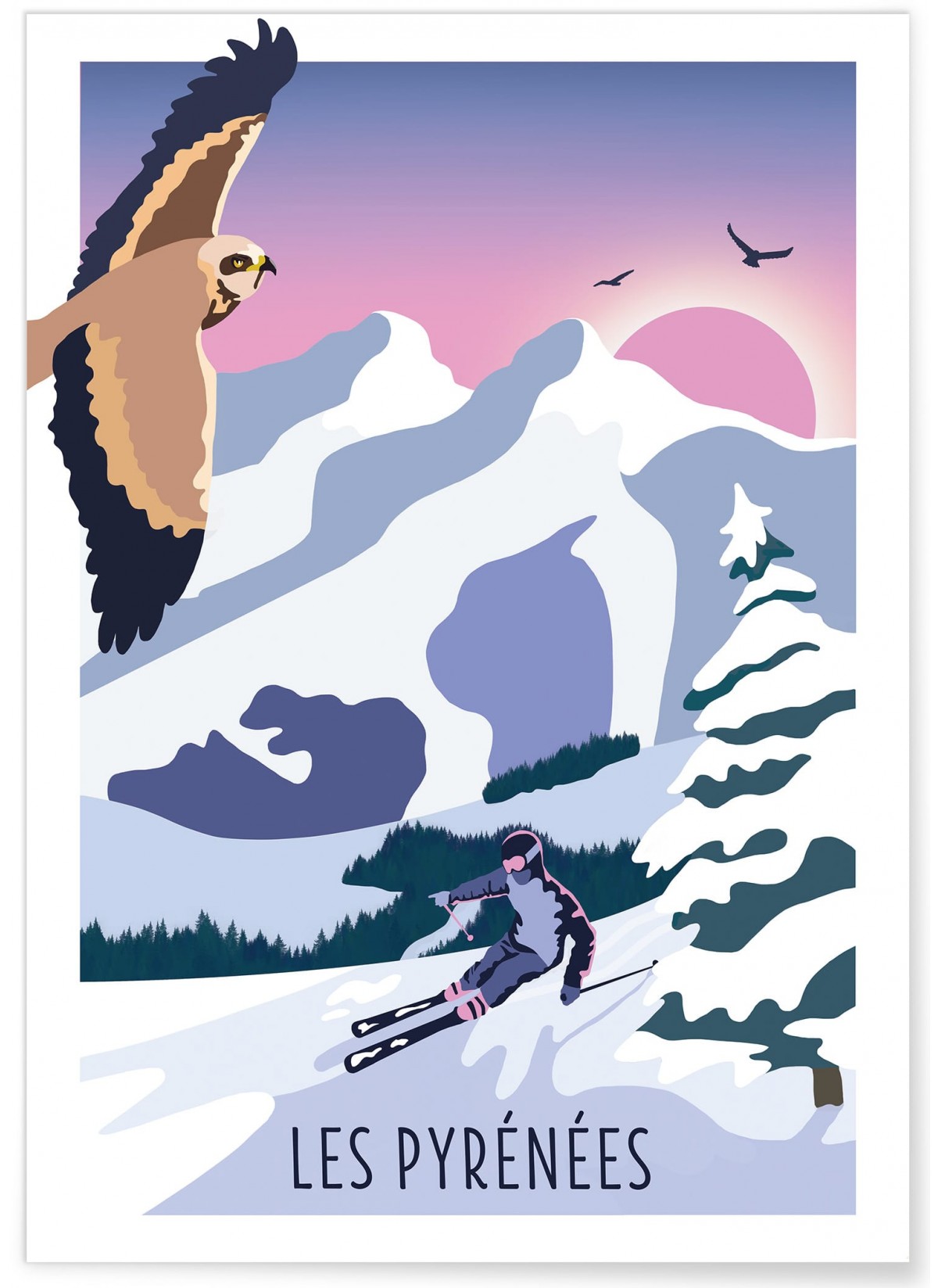 Affiche Les Pyrénées, L'AFFICHERIE