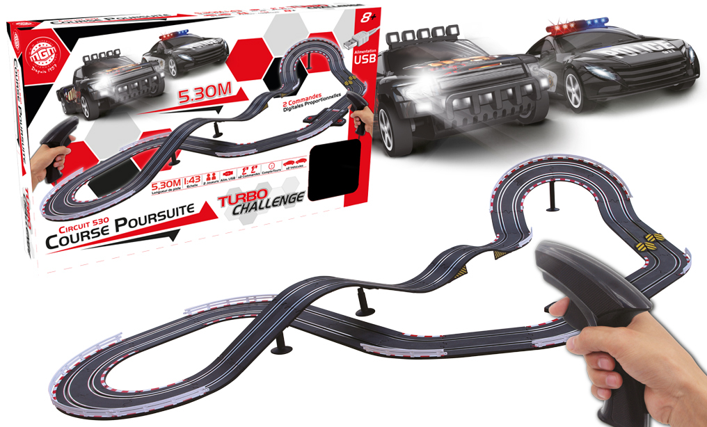 Bte R/c Circuit 1/43 Dp 530cm Avec, MGM