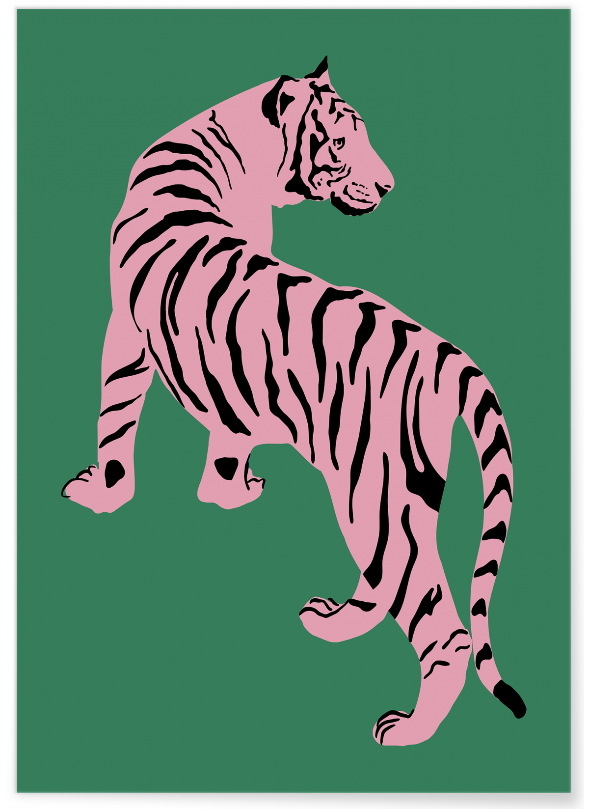 Affiche Le tigre rose, L'AFFICHERIE