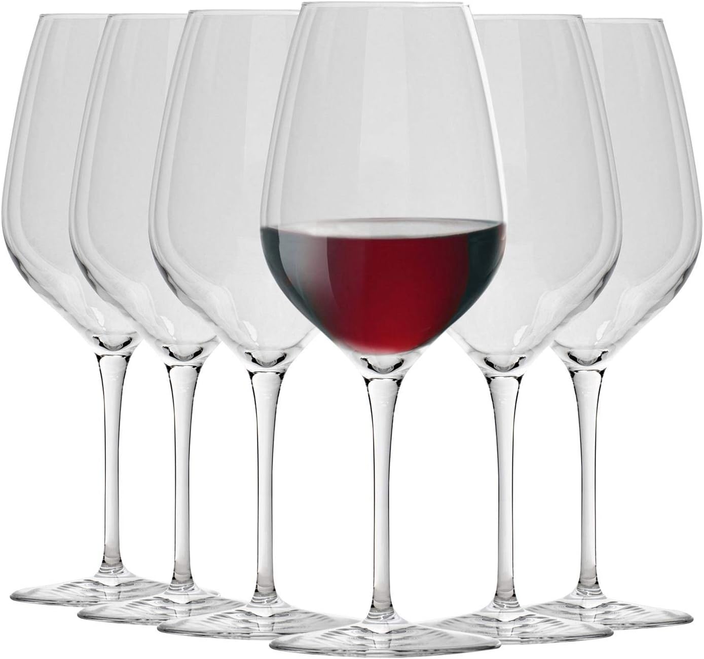 Lot de 6 verres à vin Bordeaux, TRE SENSI, BORMIOLI ROCCO