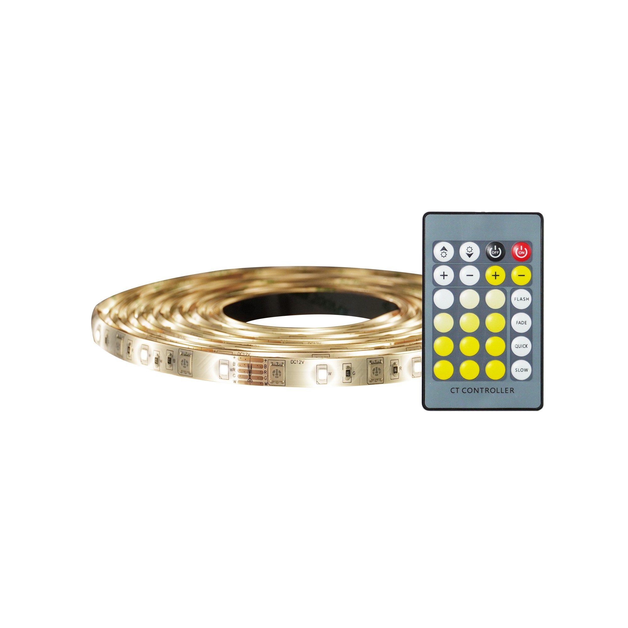 Effet lumineux rectangulaire et discret en plastique, RUBAN LED 5M, NORDLUX