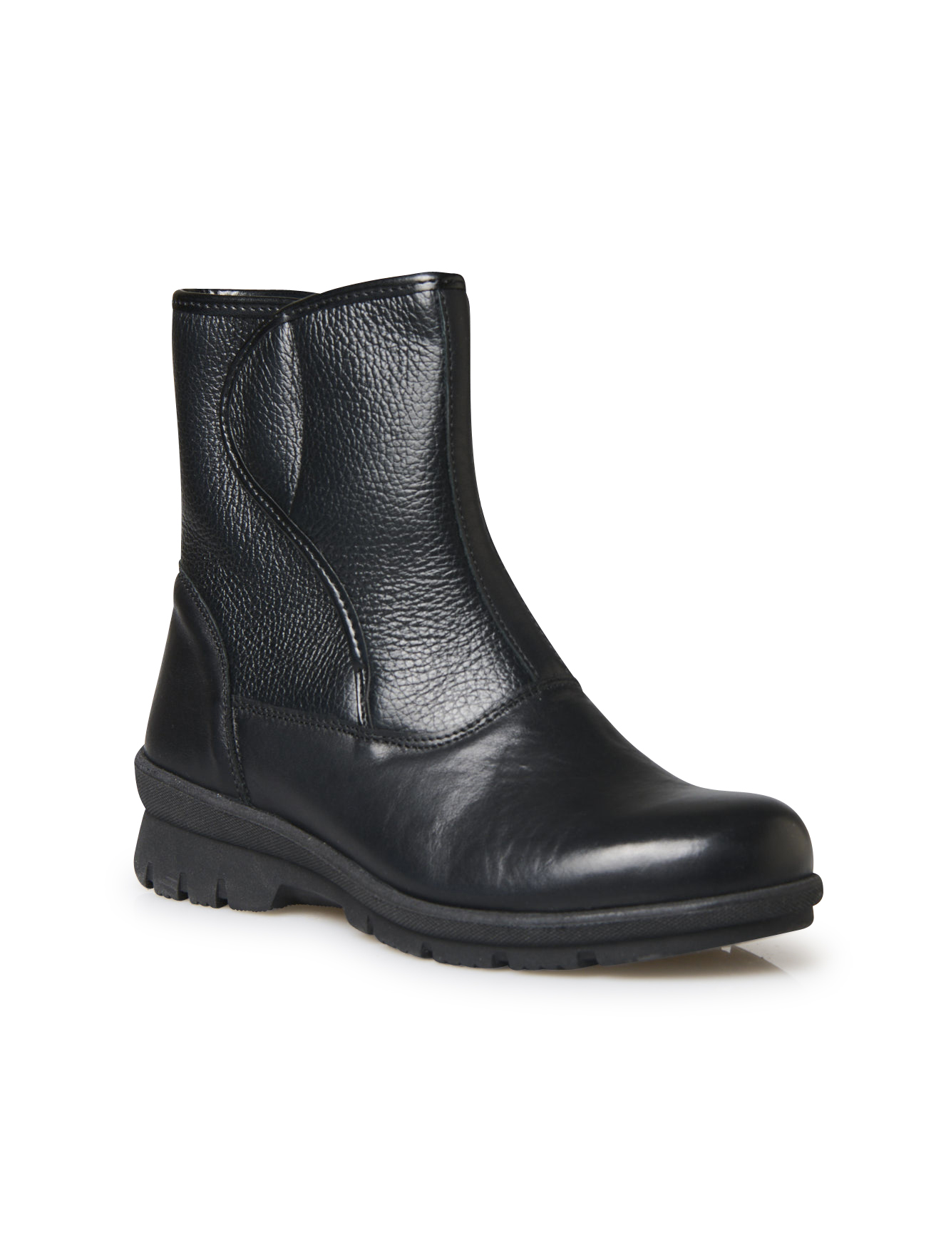 Boots zip et scratch semelle amovible, PEDICONFORT