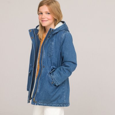 Denim Winter Hooded Parka LA REDOUTE COLLECTIONS