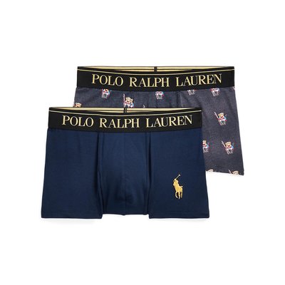 2er-Pack Boxerpants, 1x bedruckt + 1x uni POLO RALPH LAUREN