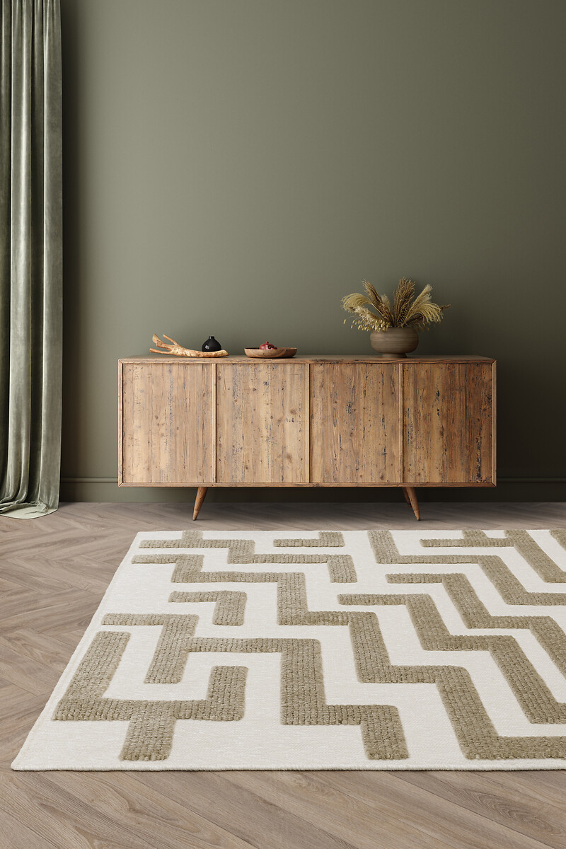 Plush Abstract Lines Rug, ÉDITÉ