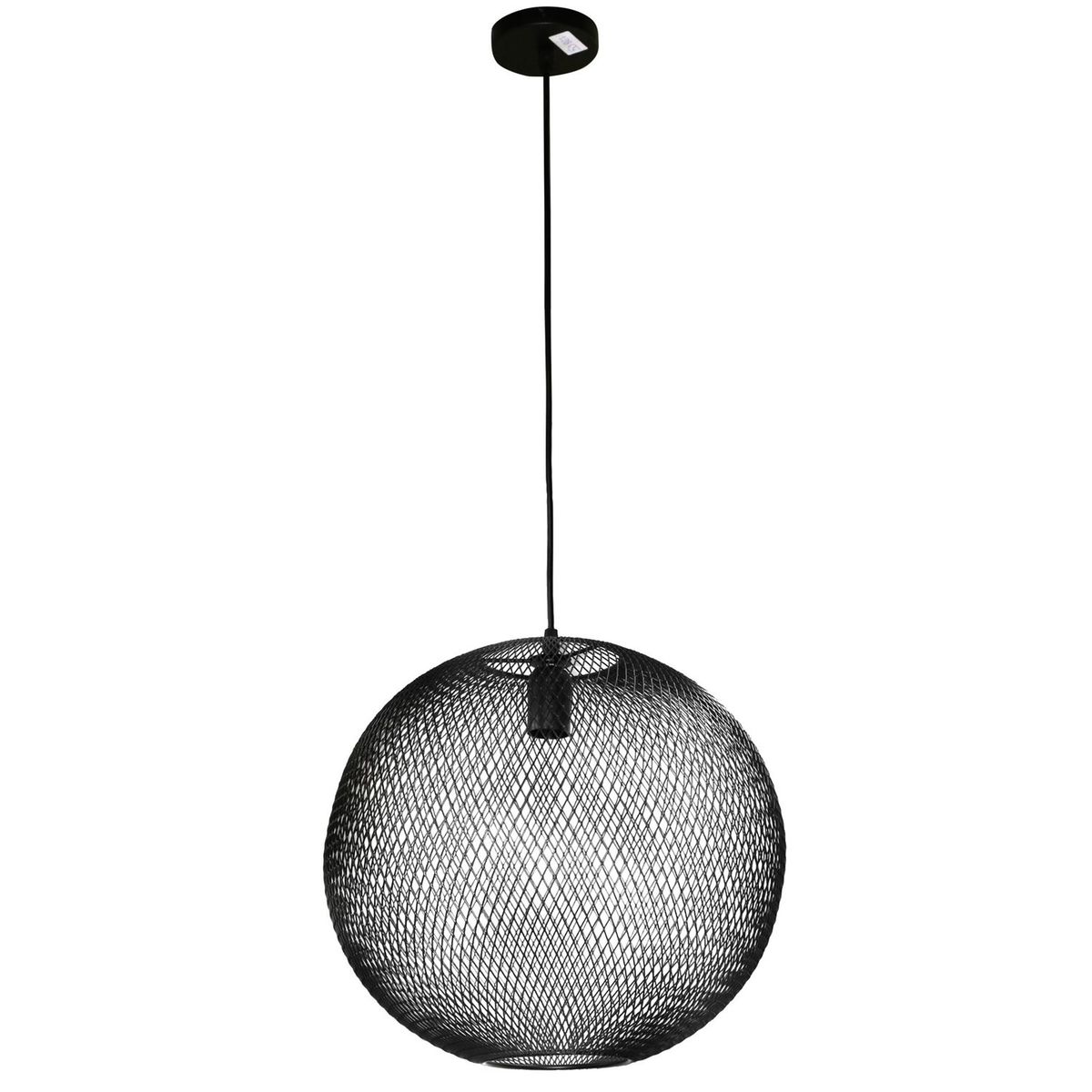 plafonnier design industriel rond en metal spirit
