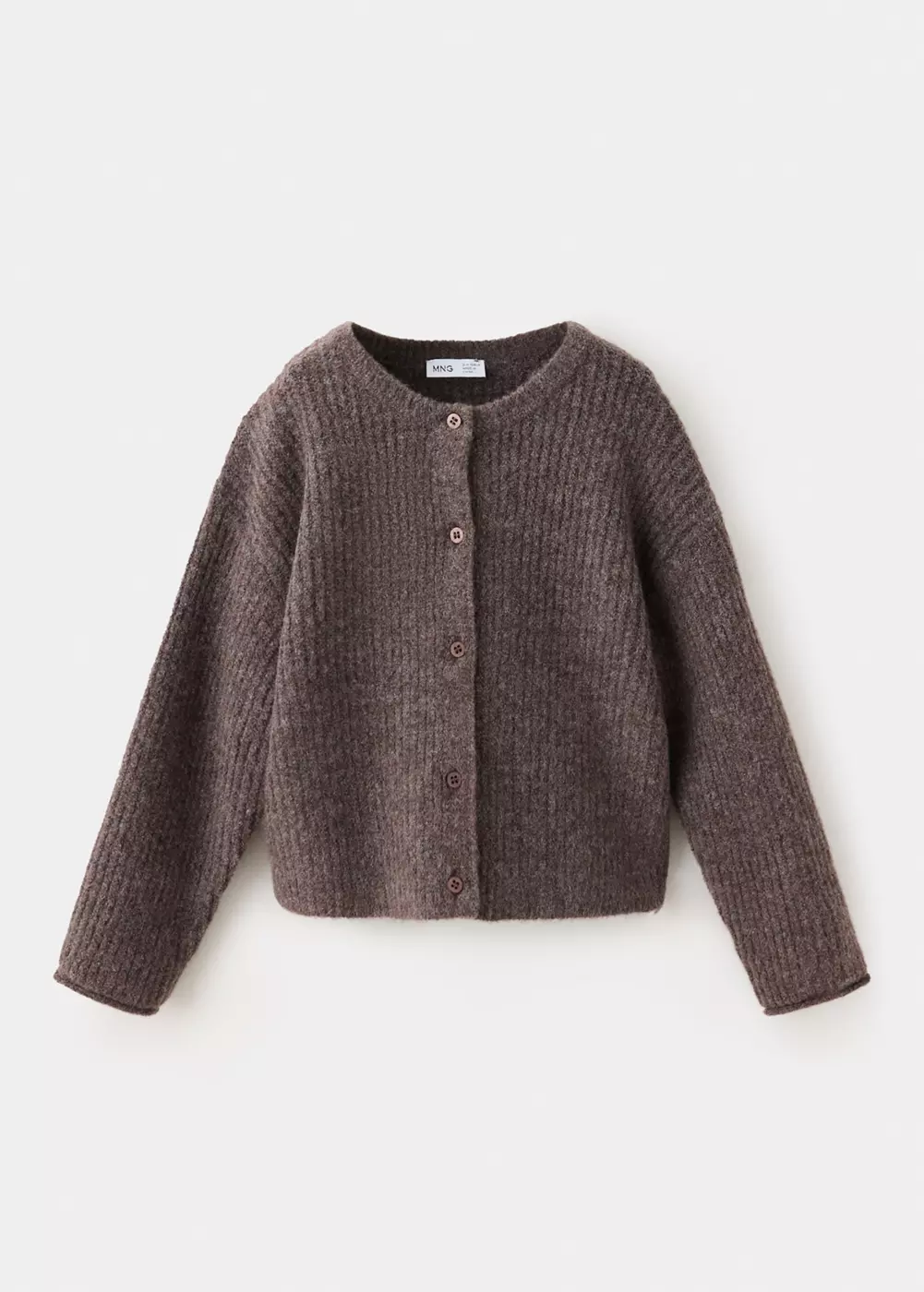 Cardigan maille côtelée, MANGO BABY