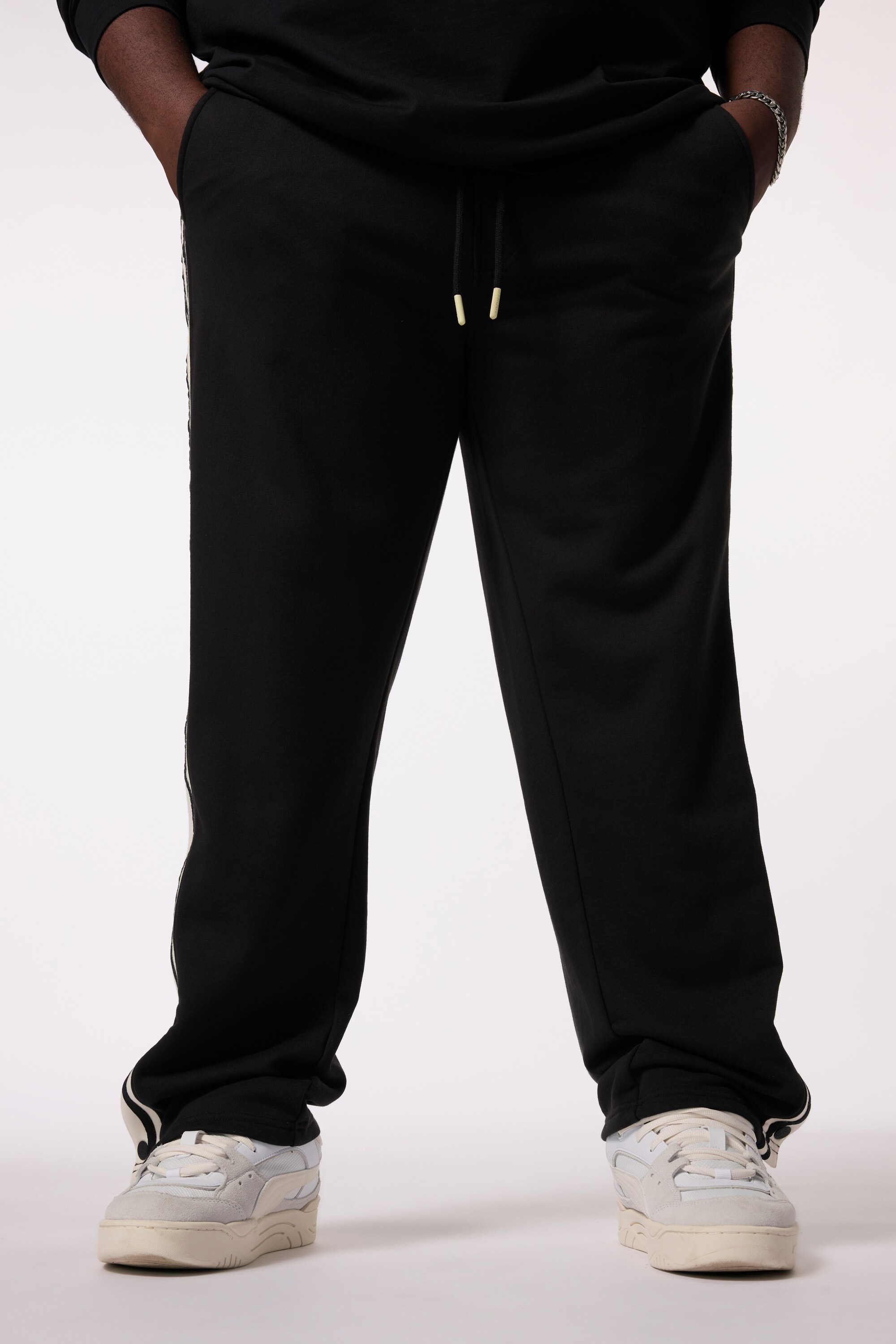 Pantalon en molleton, taille élastique, STHUGE