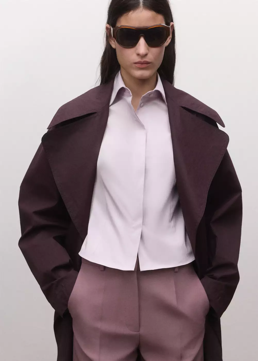 Chemise coton cintrée, MANGO