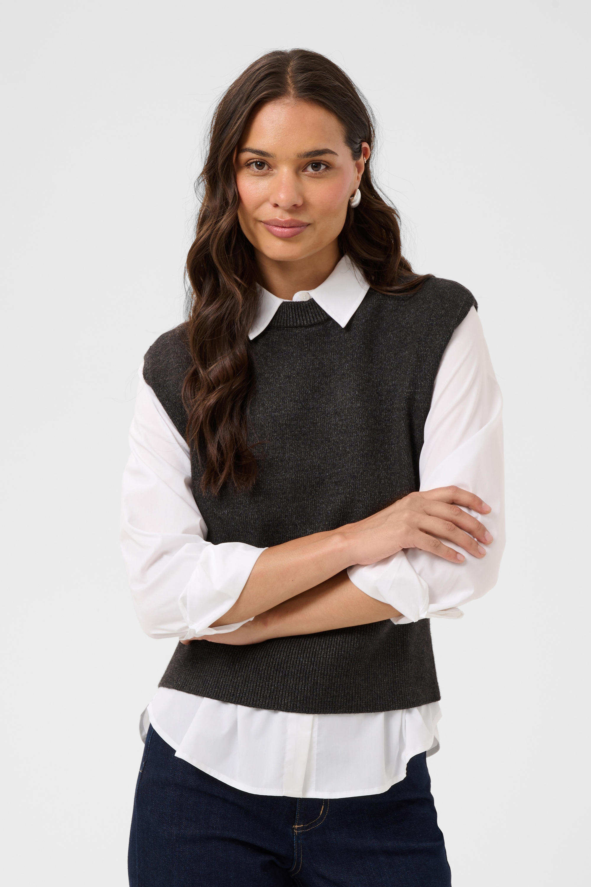 Manteau tricoté, KAFFE