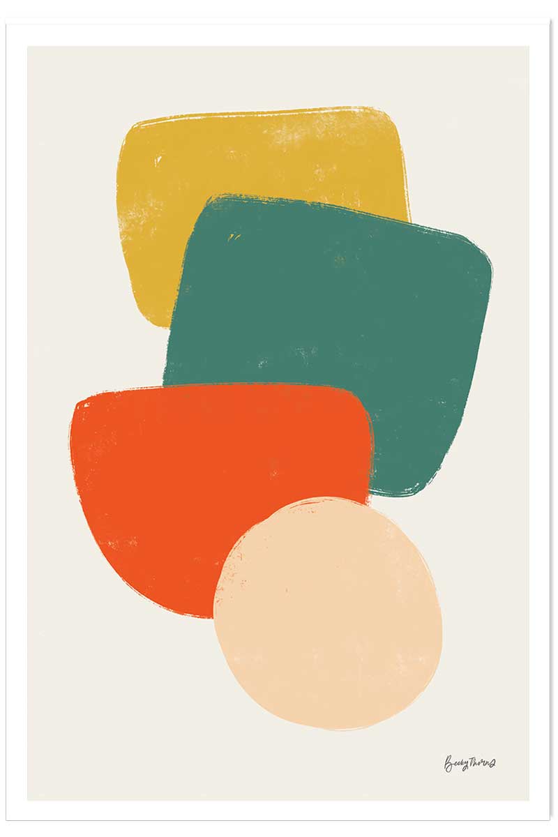 Affiche Palette couleur primaire, HEXOA