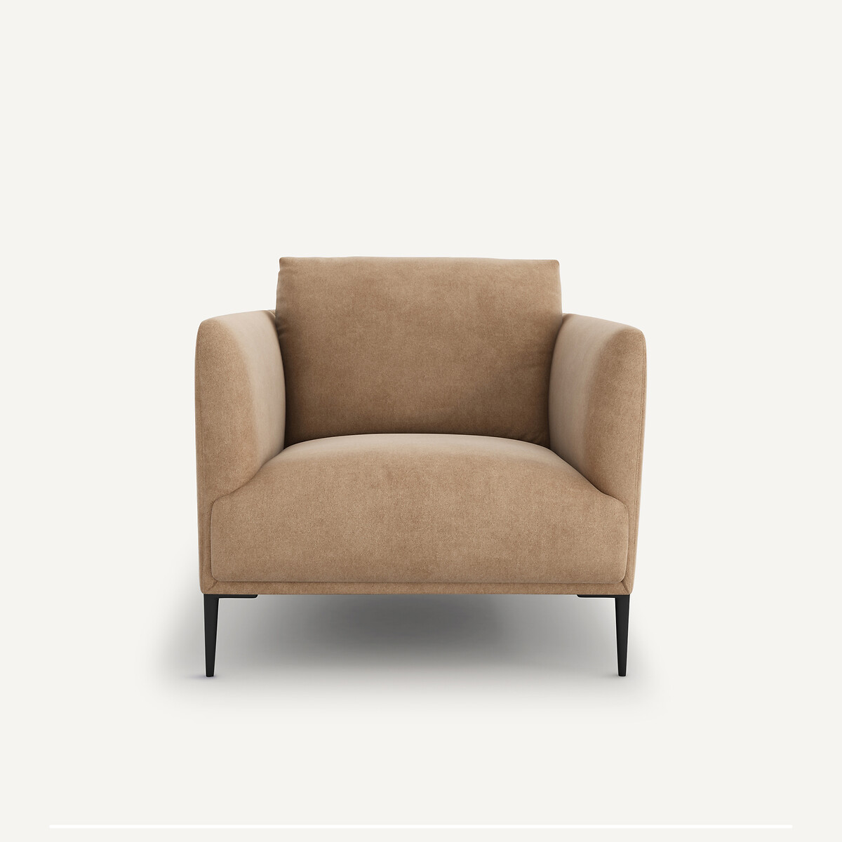 Fauteuil velours stonewashed, Oscar E. Gallina