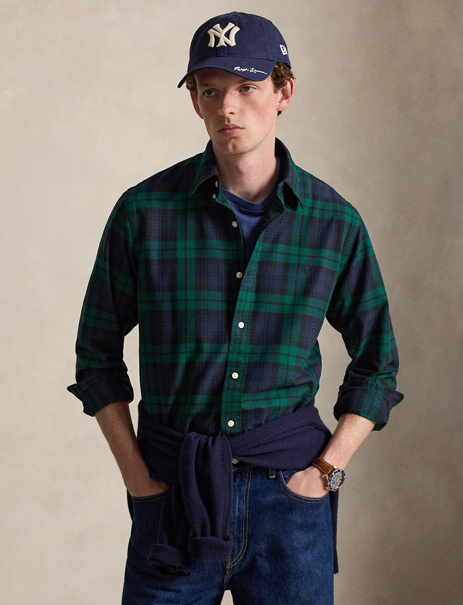 Chemise Oxford écossais, Custom Fit, POLO RALPH LAUREN