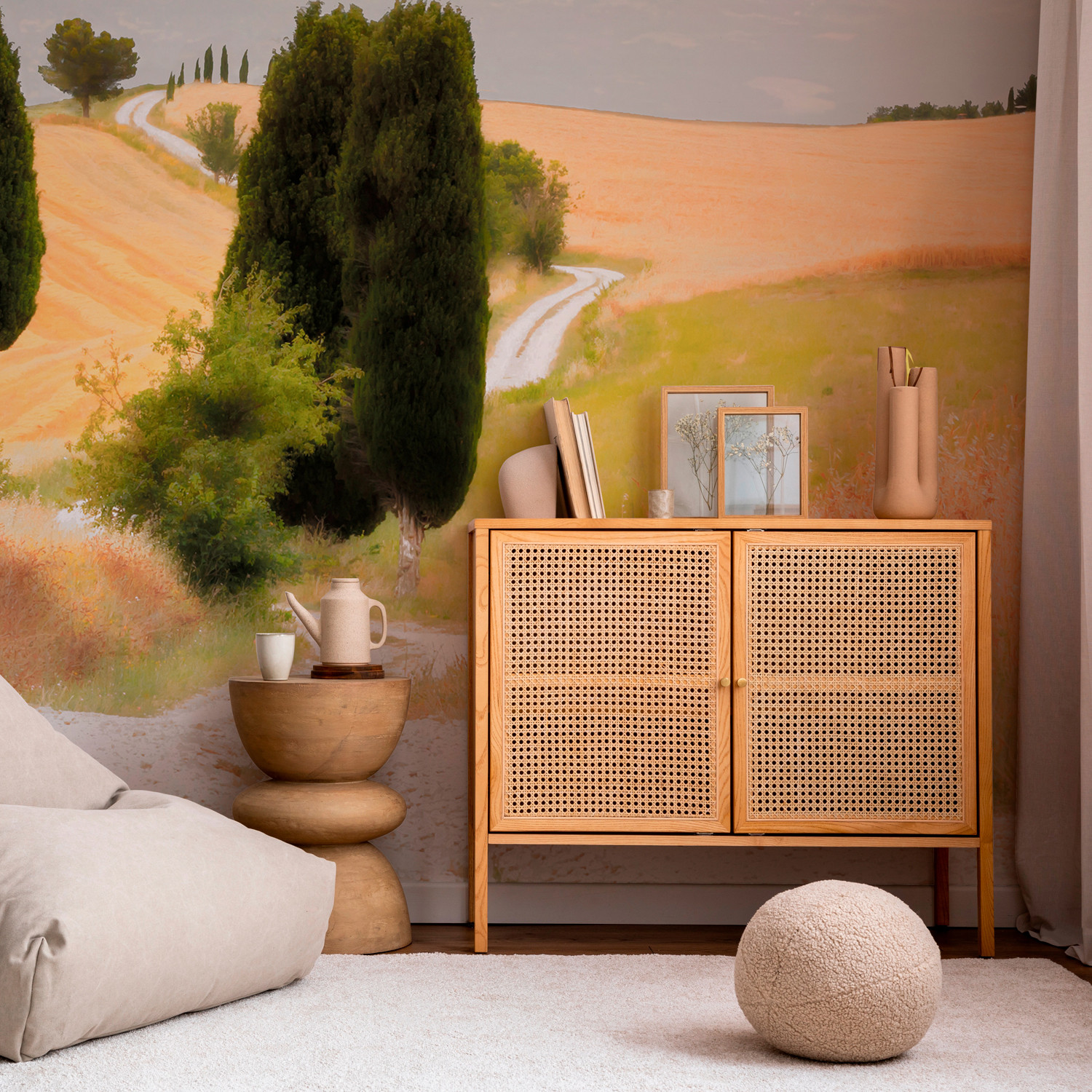 Papier peint panoramique TOSCANE SWEET, LE PAPIERS DE NINON