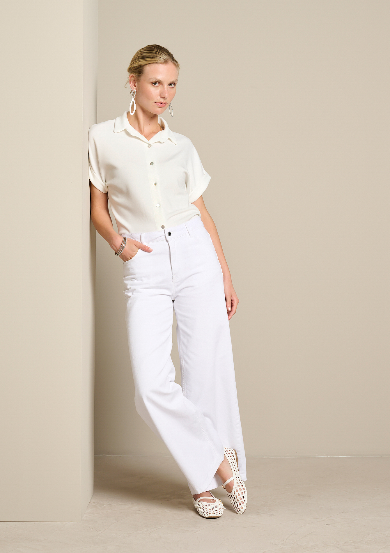 Chemise manches courtes fluide, LOLALIZA