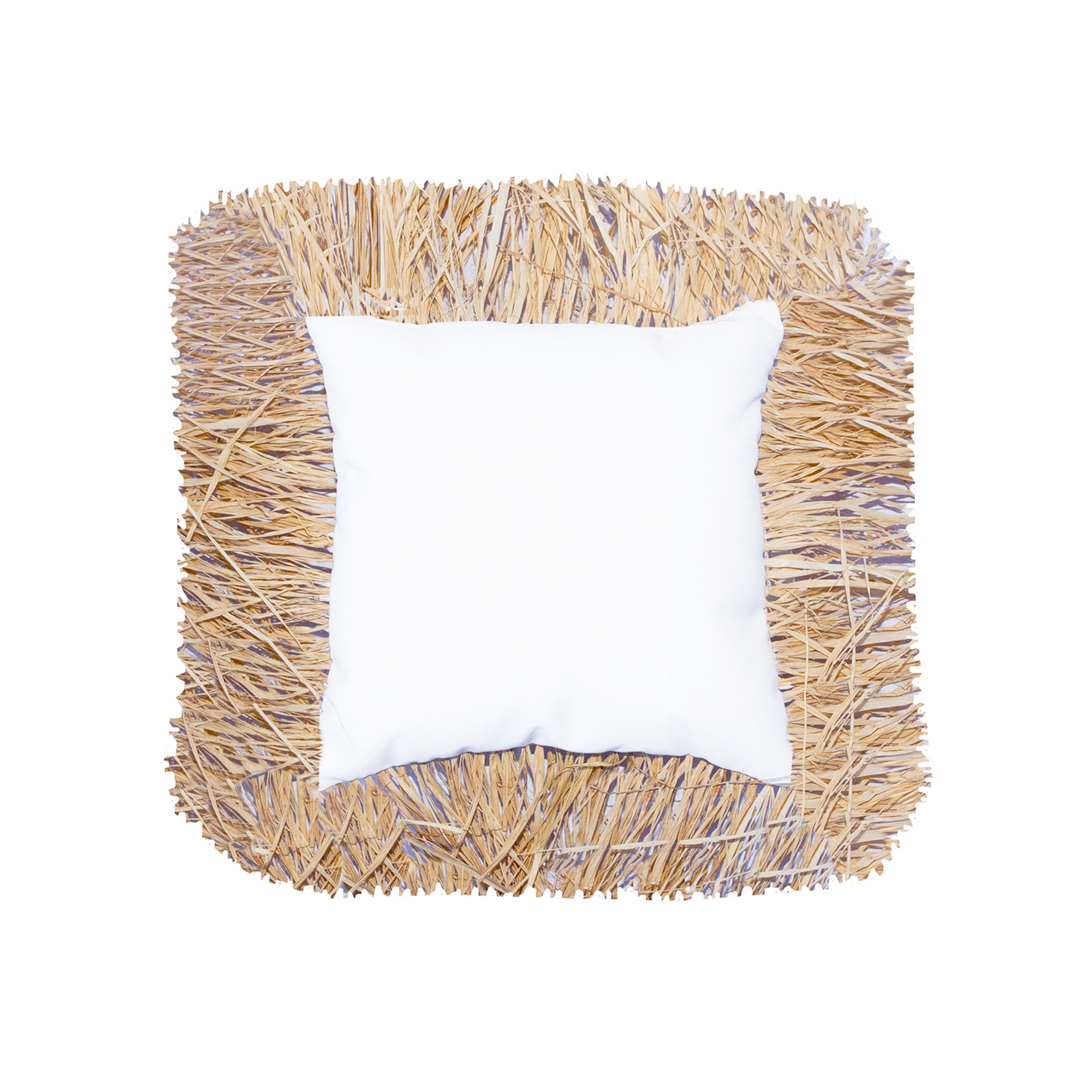 Coussin extérieur carré à frange, MX HOME