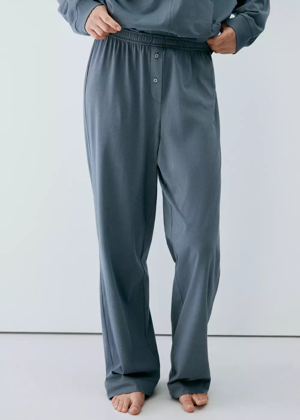Pantalon de pyjama 100 % coton, MANGO