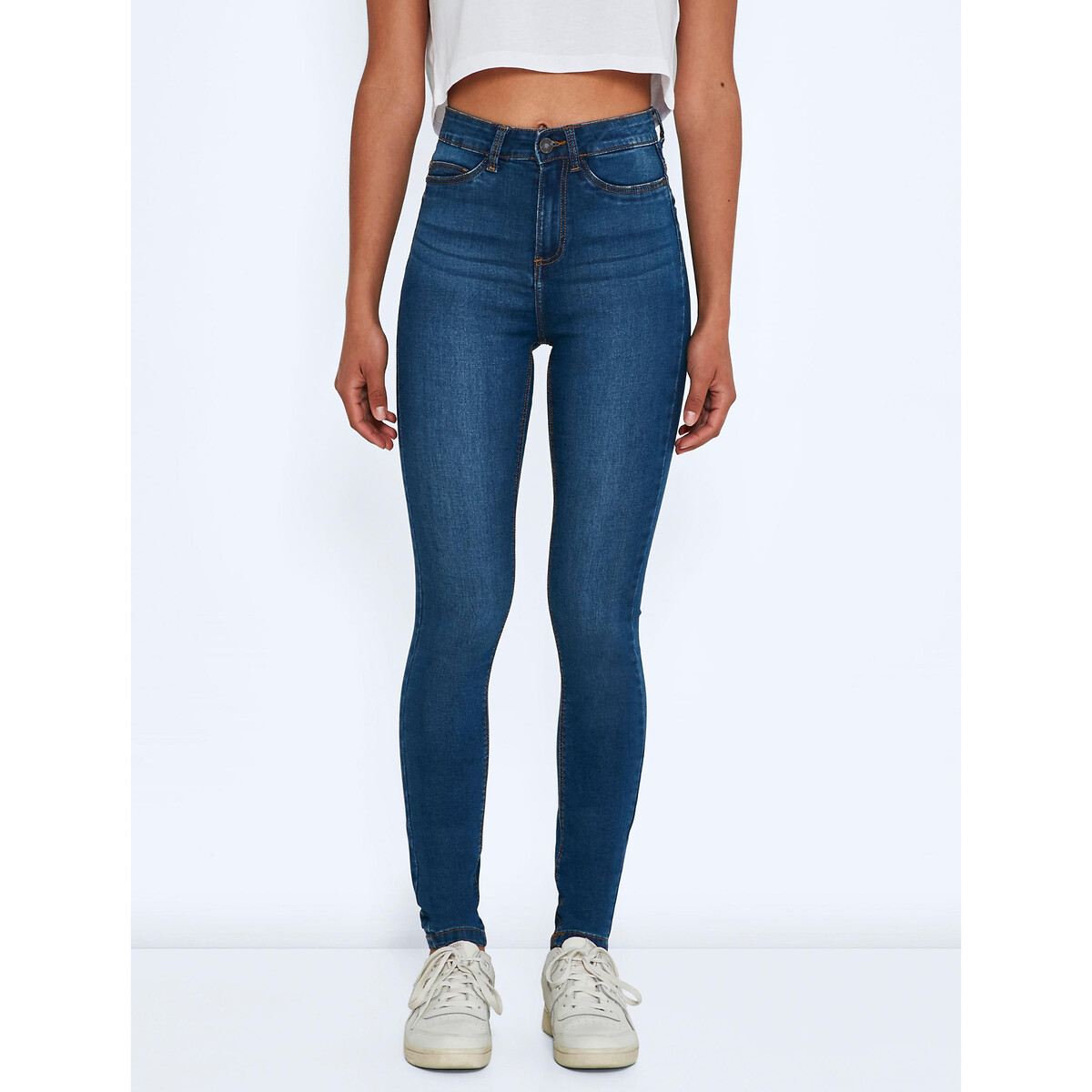 Image of Nmcallie Skinny Jeans with High Waist