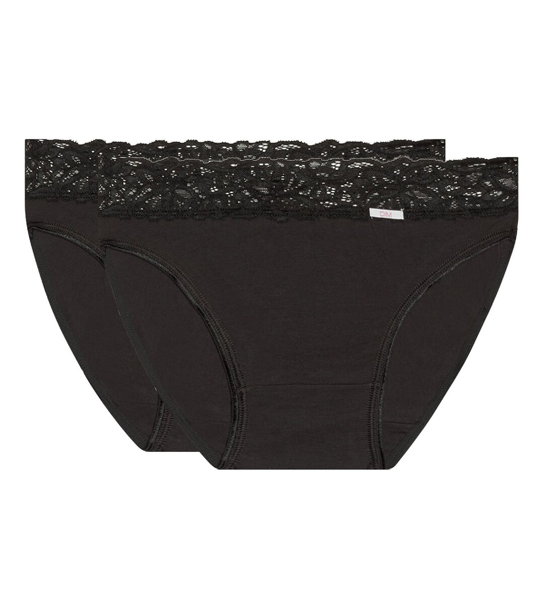 Lot de 2 culottes Coton Stretch Féminine, DIM