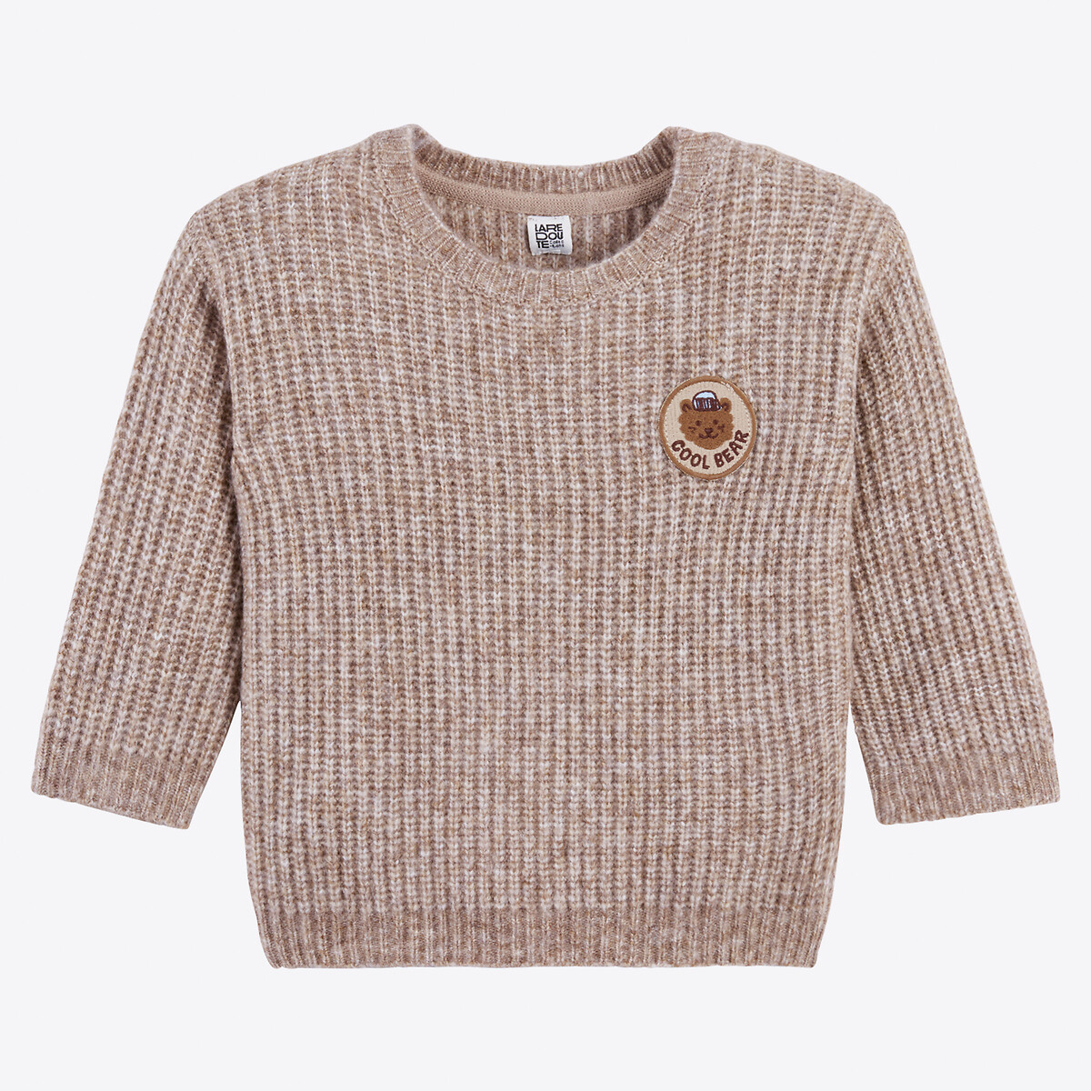 Chunky Knit Jumper with Crew Neck, LA REDOUTE COLLECTIONS