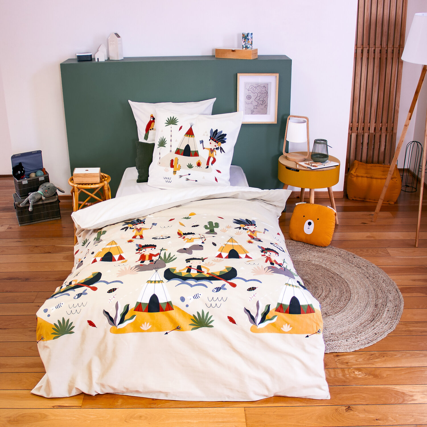 Parure de lit enfant coton, Pirate, C DESIGN HOME TEXTILE