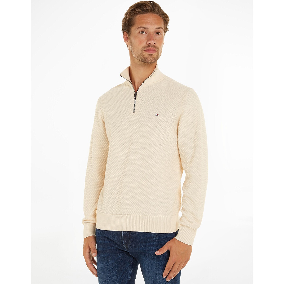 Pull lacoste col discount camionneur