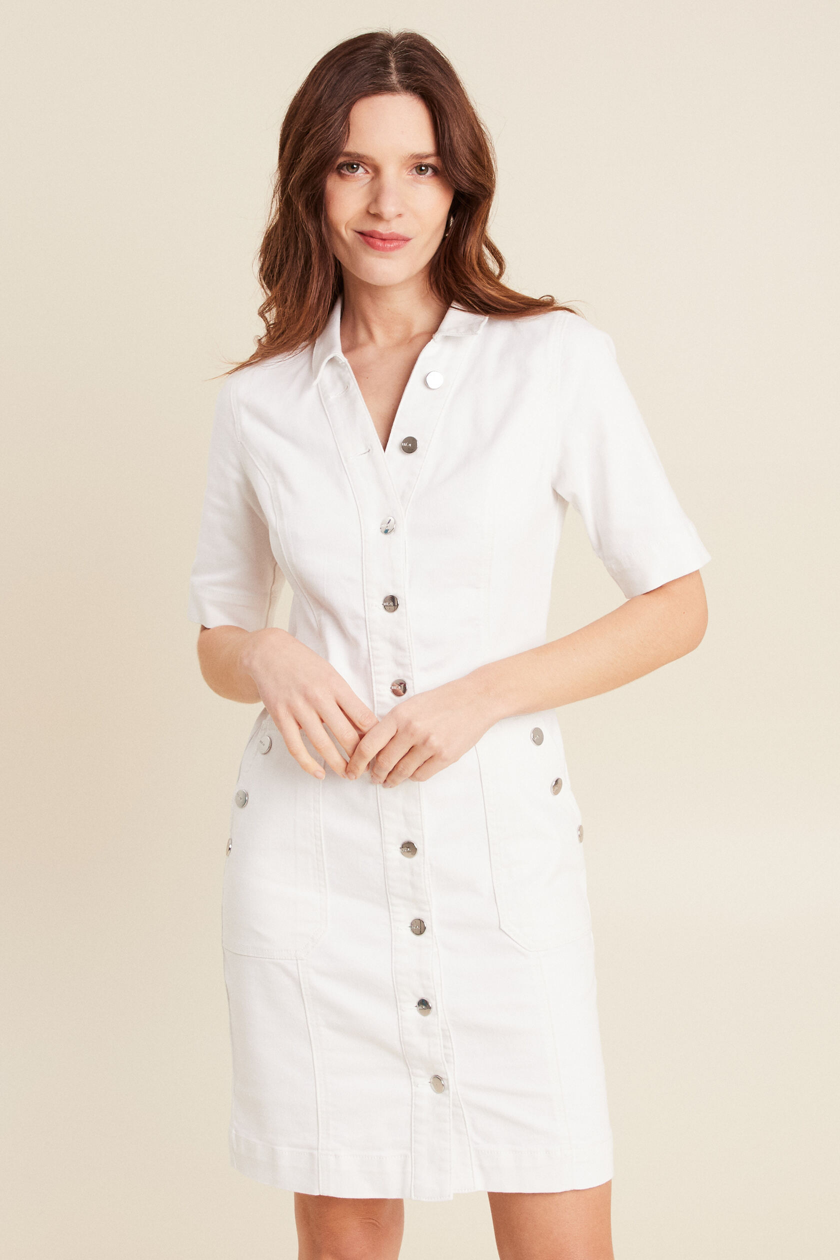 Robe droite en jean, BREAL