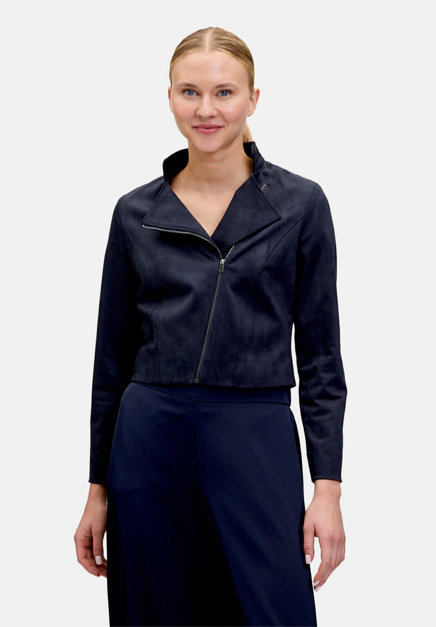 Veste de style motard à fermeture zippée, VERA MONT