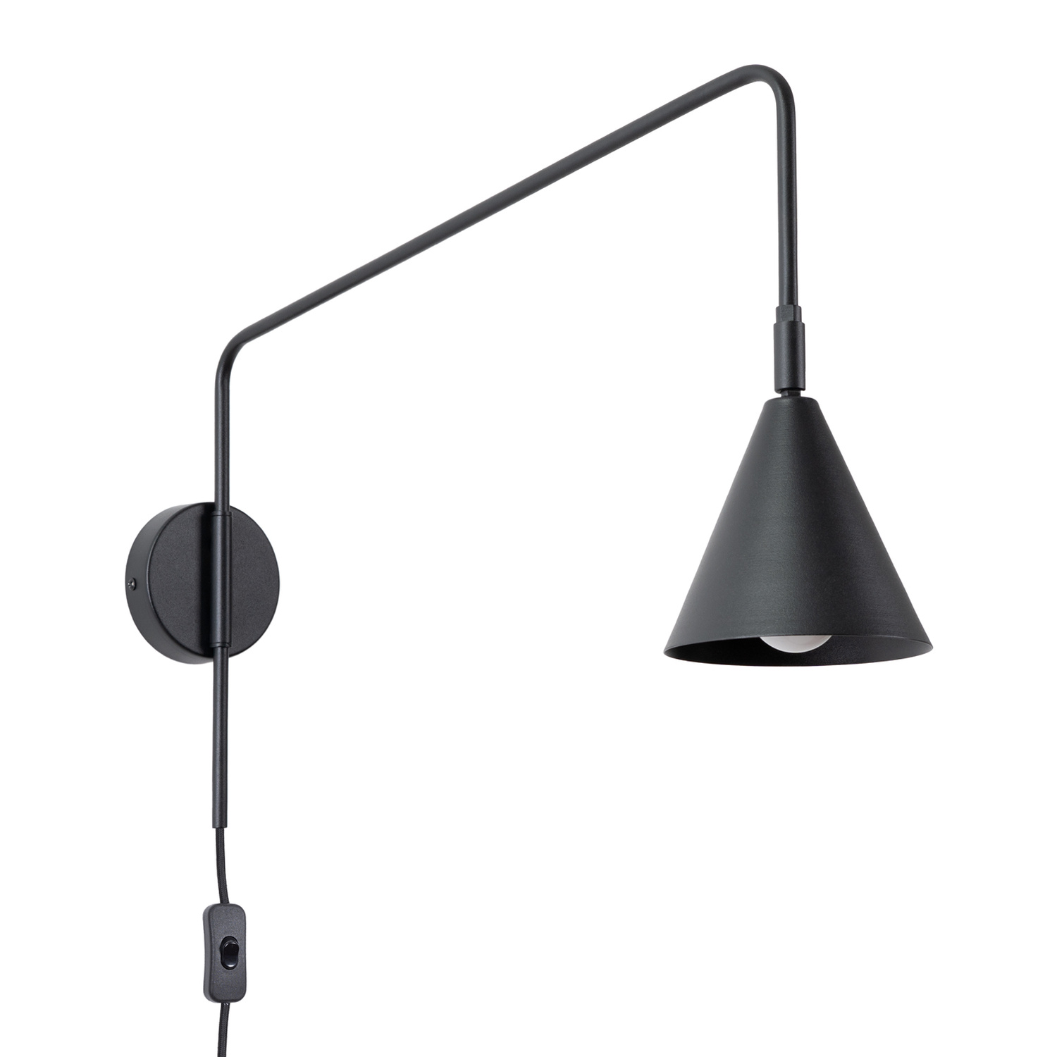 Applique murale Noir E14 1 Nox, EDEN