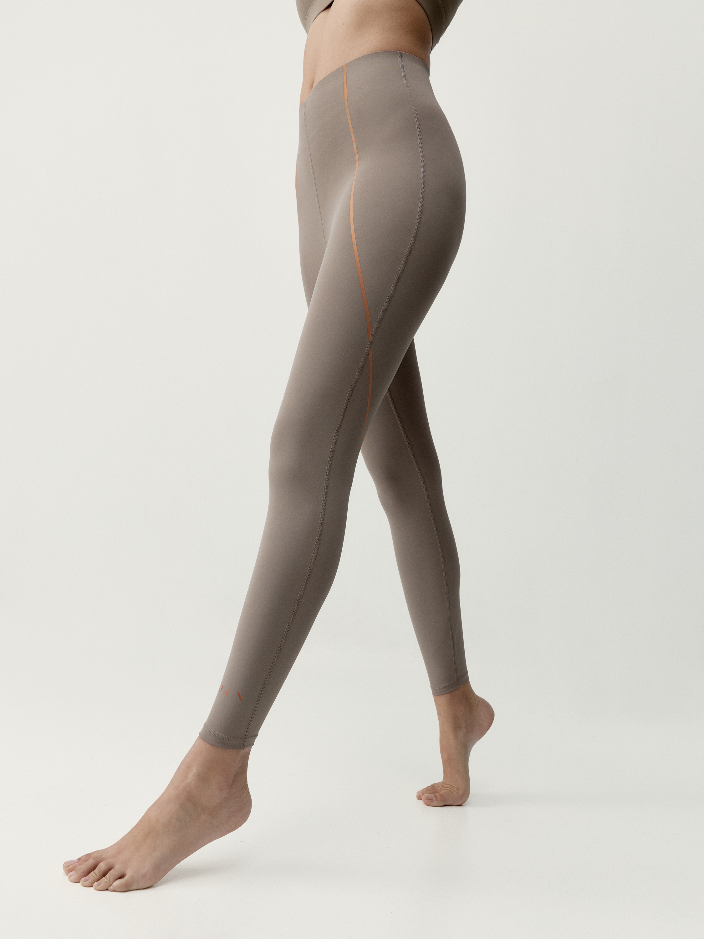 Legging de sport femme Brone Longueur longue taille haute, BORN