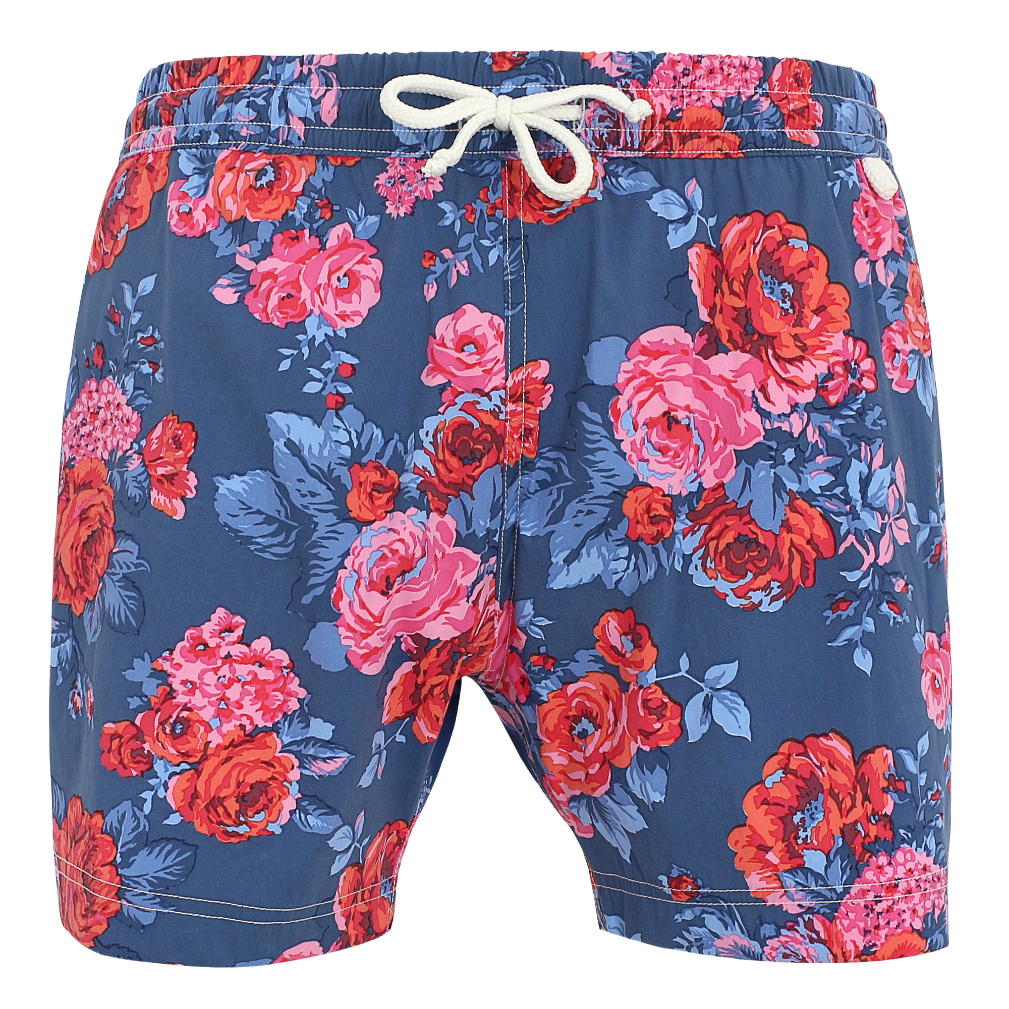 Short de bain MONTAUK 736 Pink flowers, LES LOULOUS DE LA PLAGE