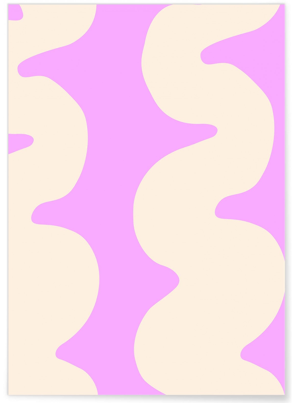 Affiche Wave Rose, L'AFFICHERIE