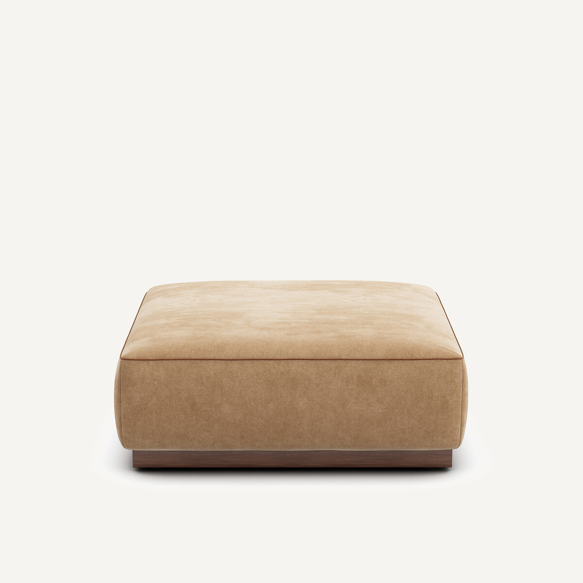 Repose-pieds en velours stonewashed, JACOPO, AM.PM