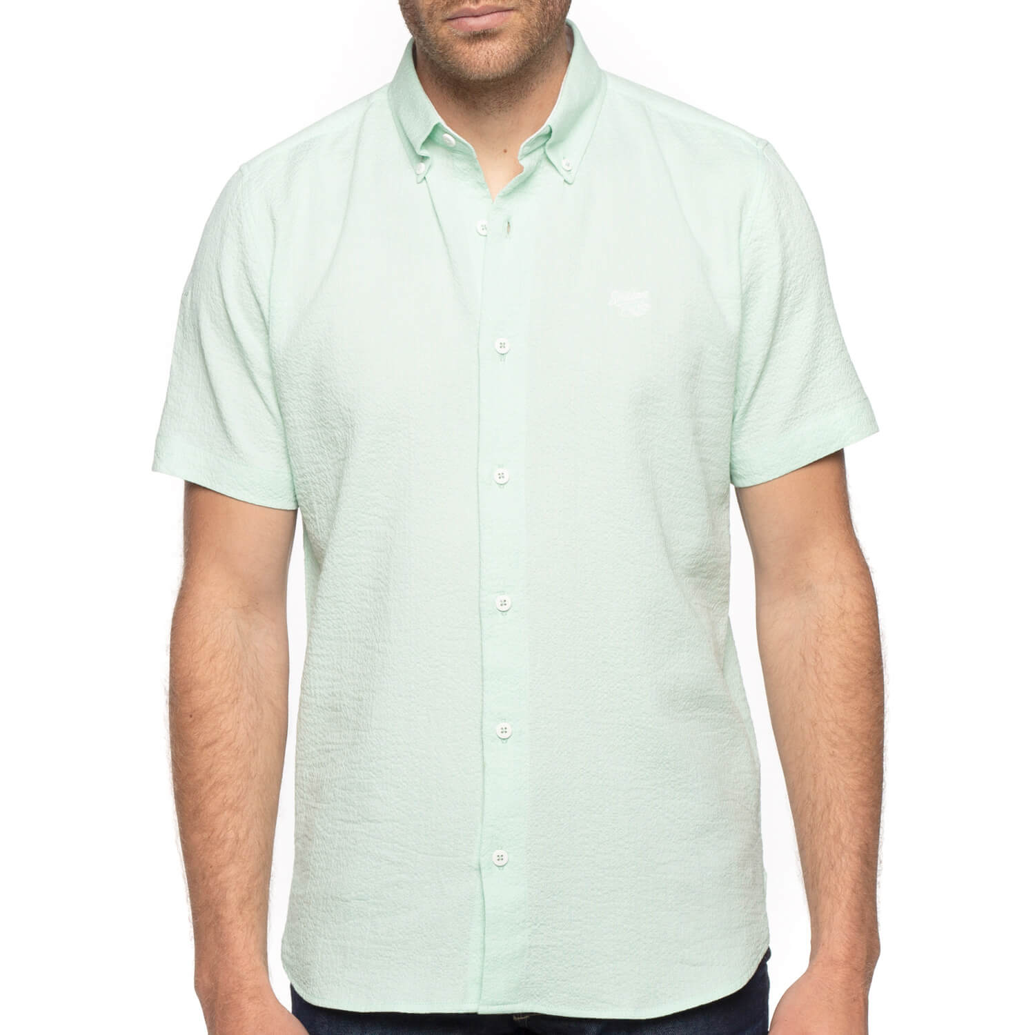 Chemise tissu gaufré Vert sur Shilton : le vêtement Rugby Sportswear !, SHILTON