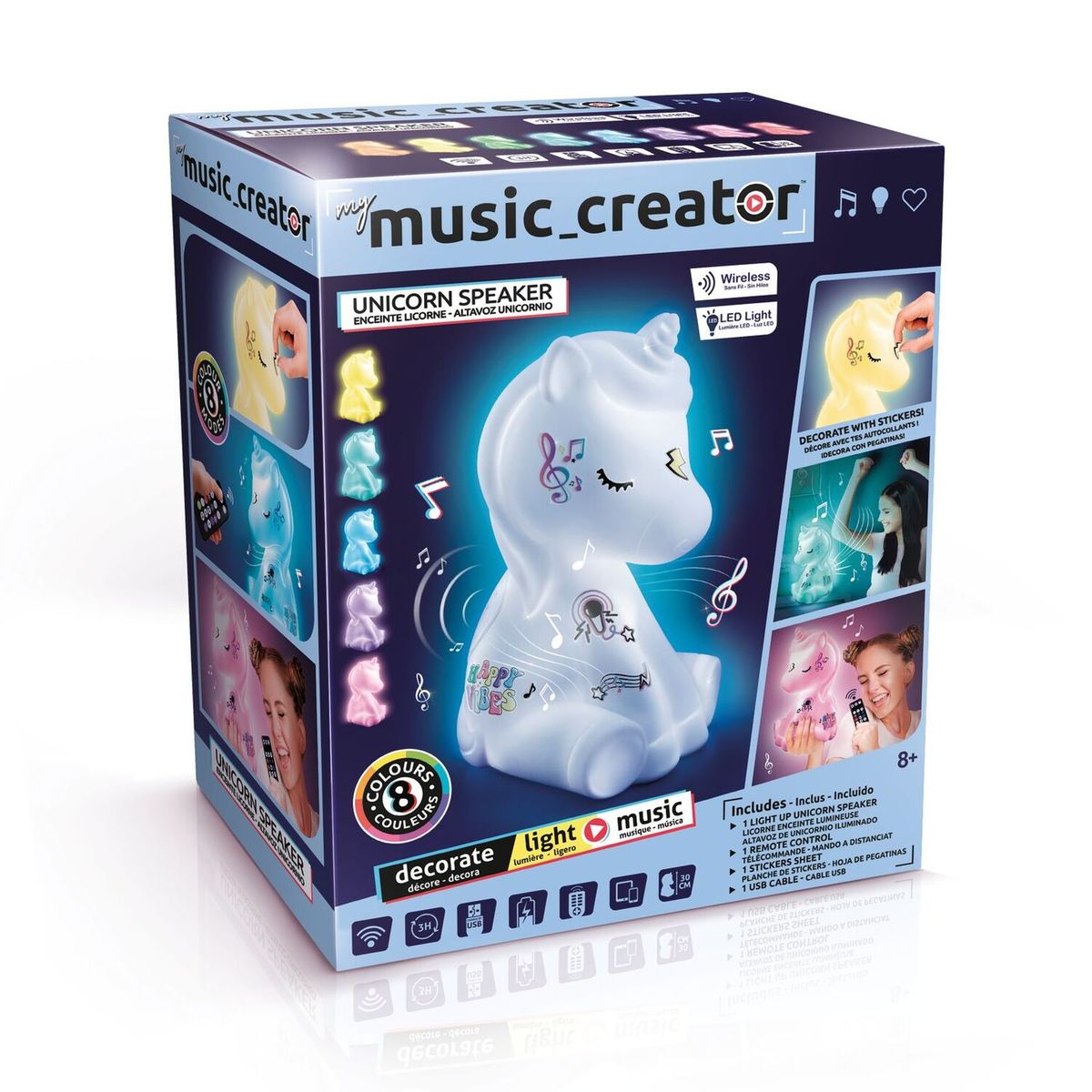 My music creator - enceinte licorne lumineuse Canal Toys