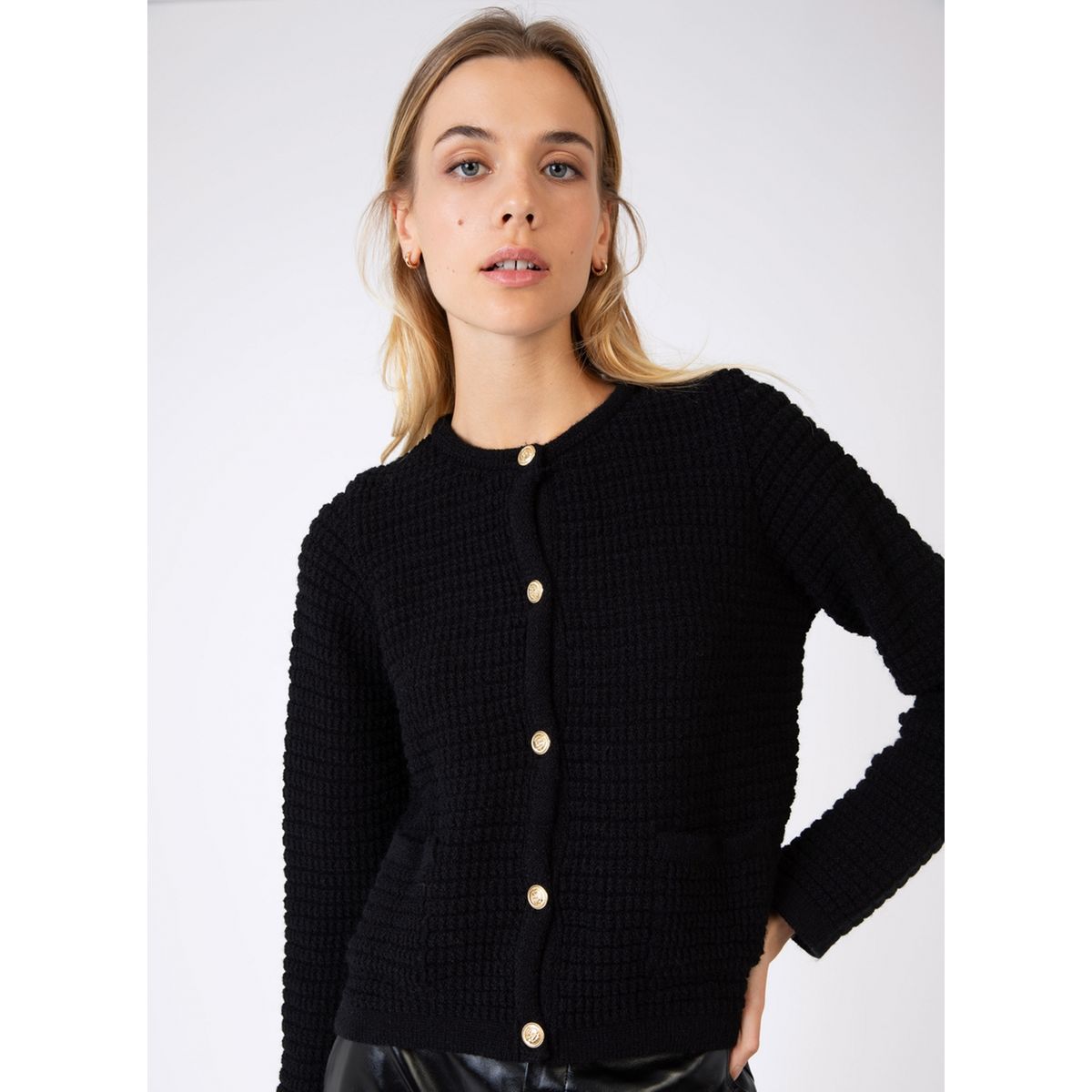 Petit gilet noir discount femme